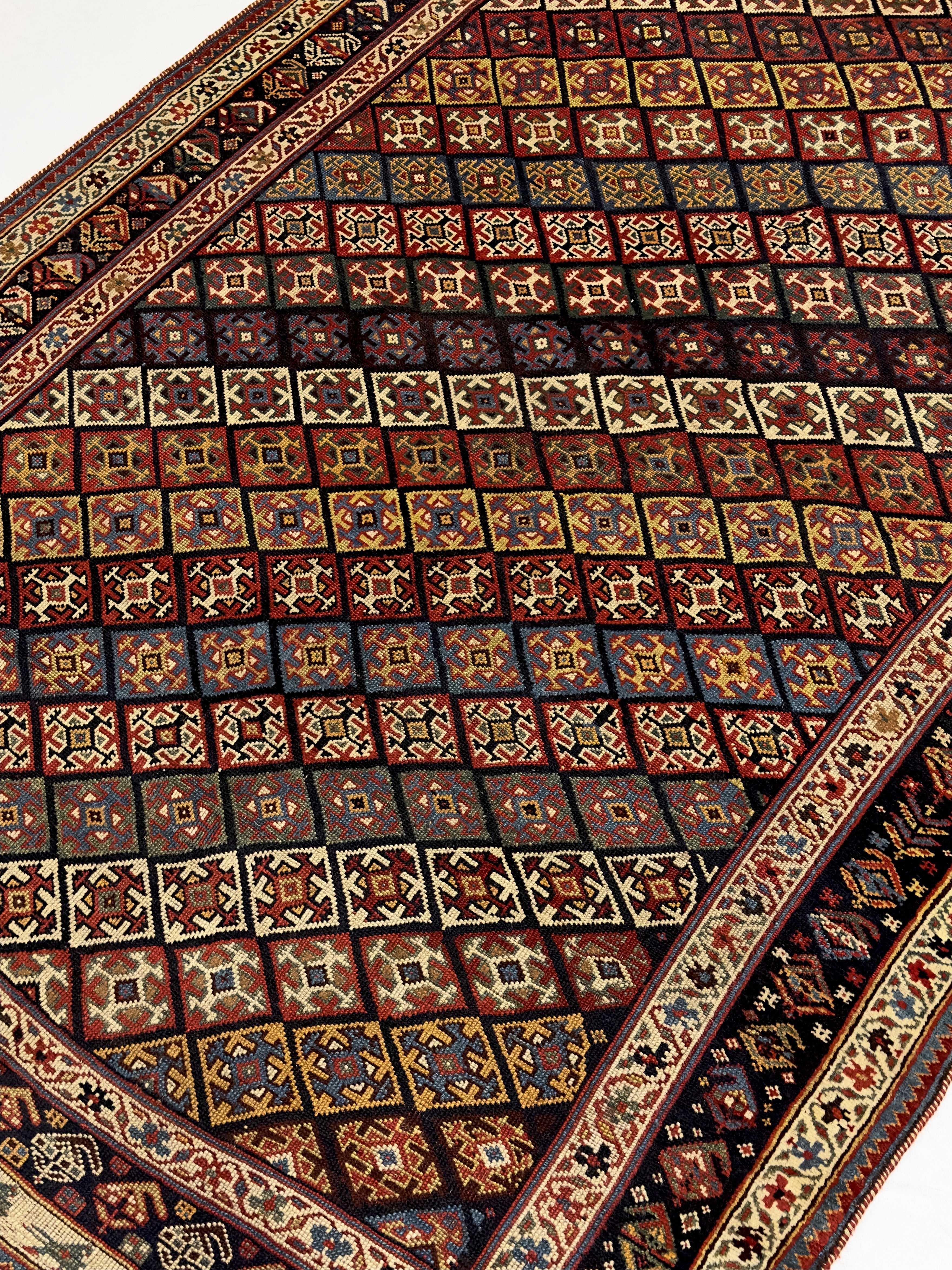 Antique Khamseh Rug 4'9" x 8' 6"
