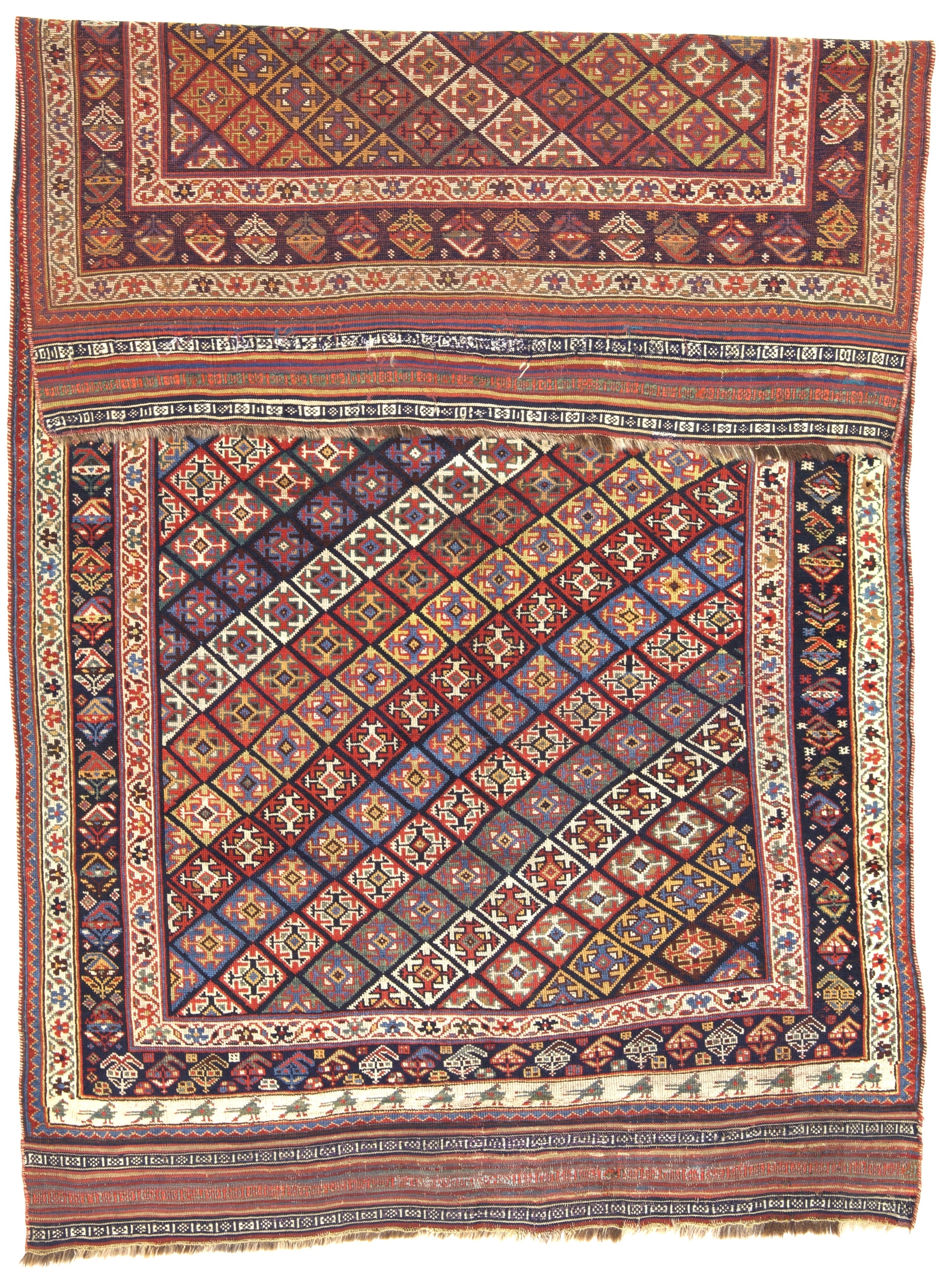 Antique Khamseh Rug 4'9" x 8' 6"