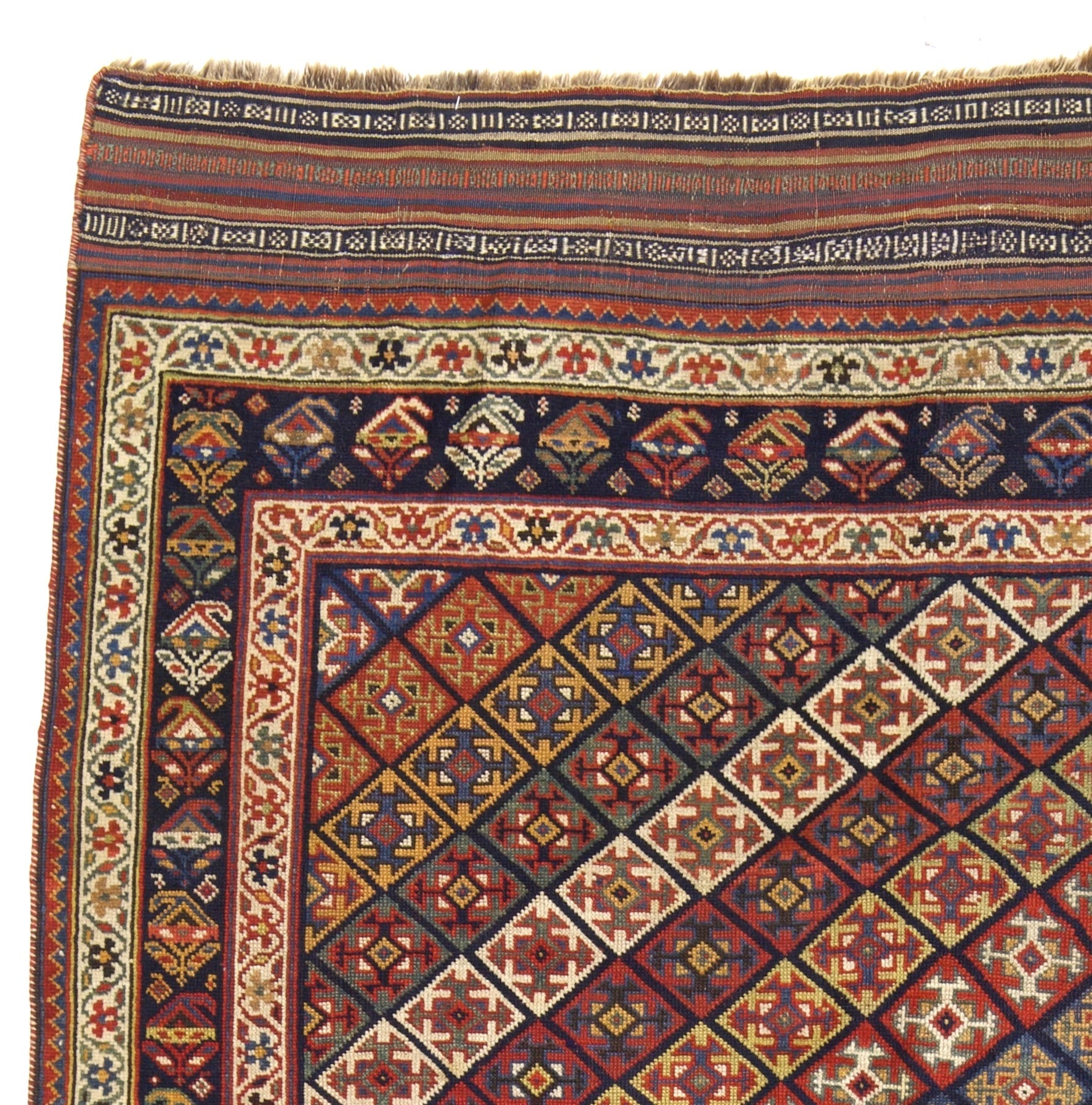 Antique Khamseh Rug 4'9" x 8' 6"