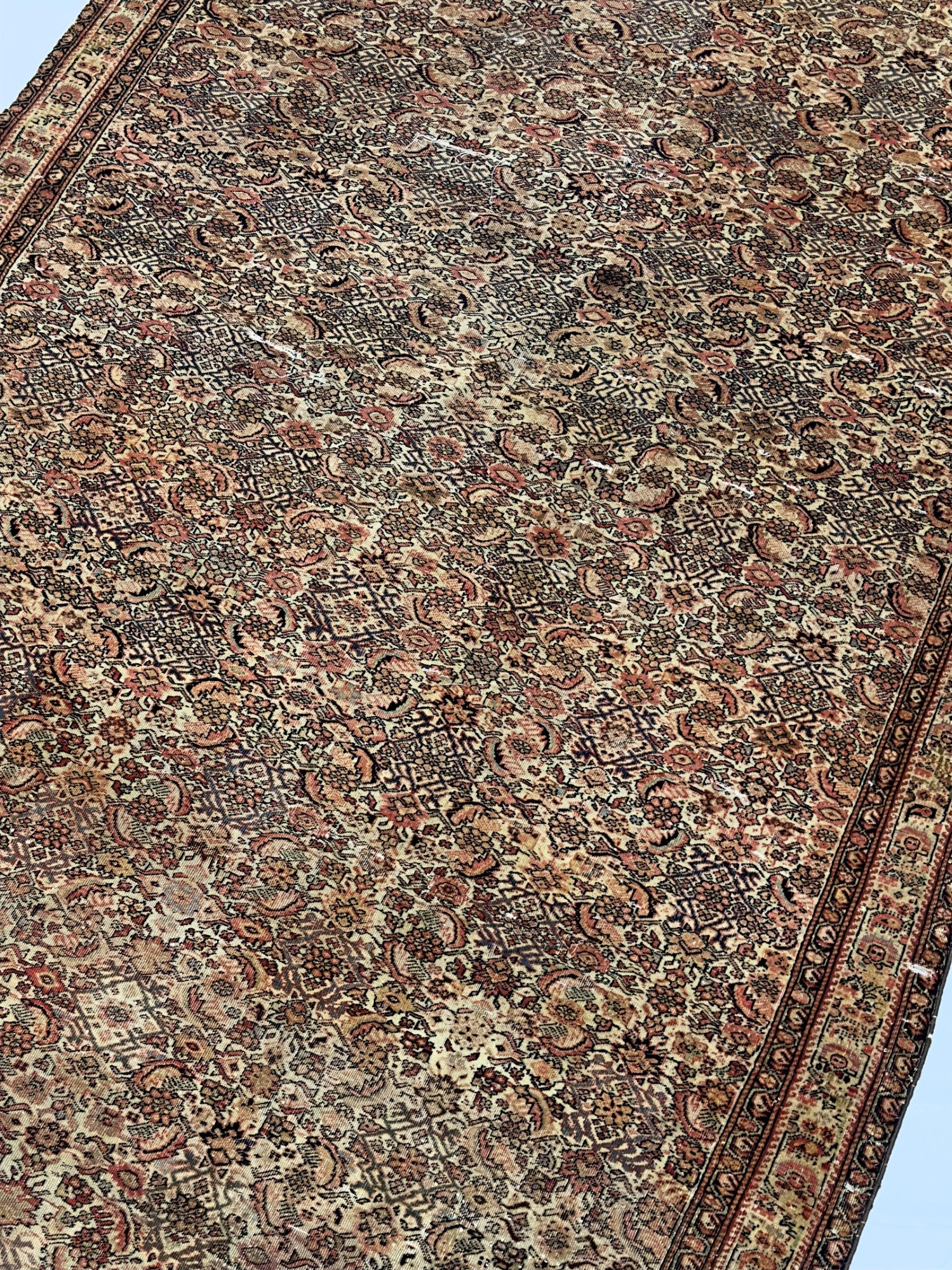 Antique Farahan Rug 3'9" x 5' 10''