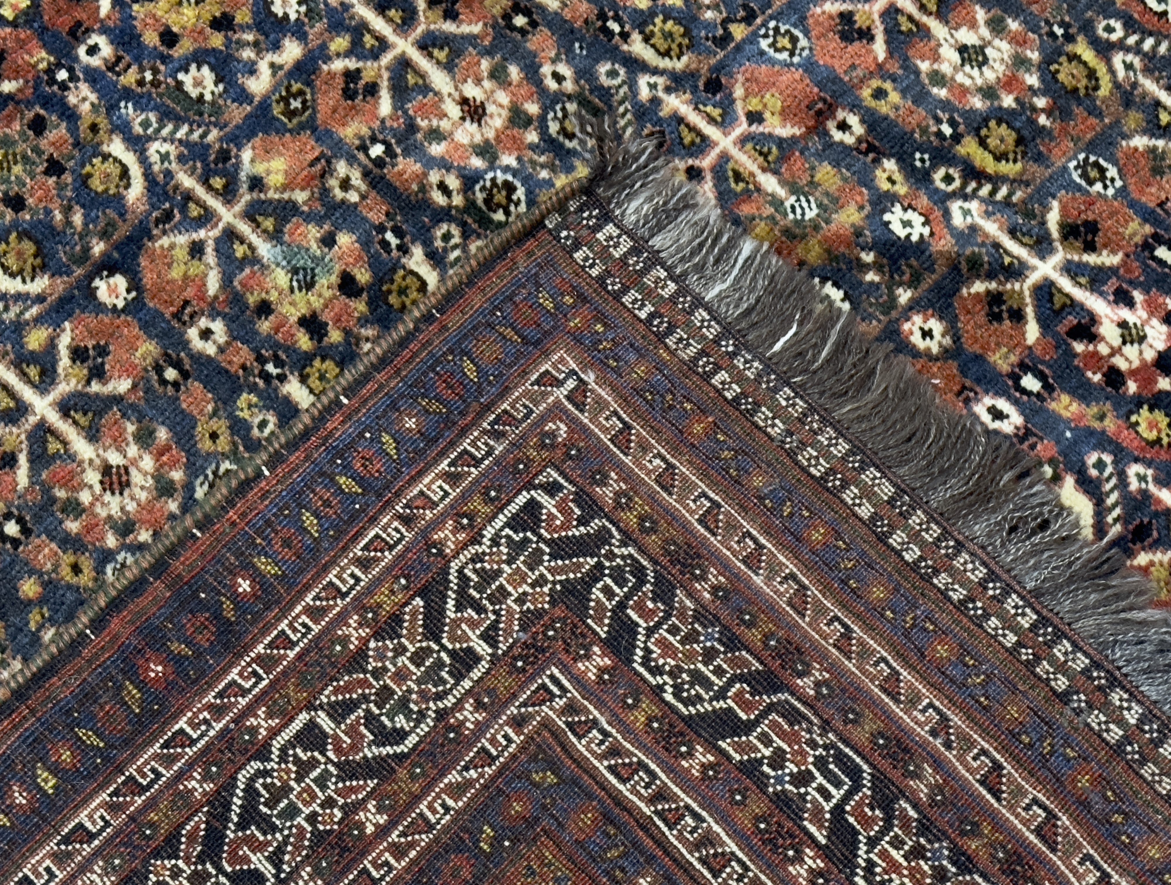Antique SW Qashqai Rug 5'4" x 7' 10"