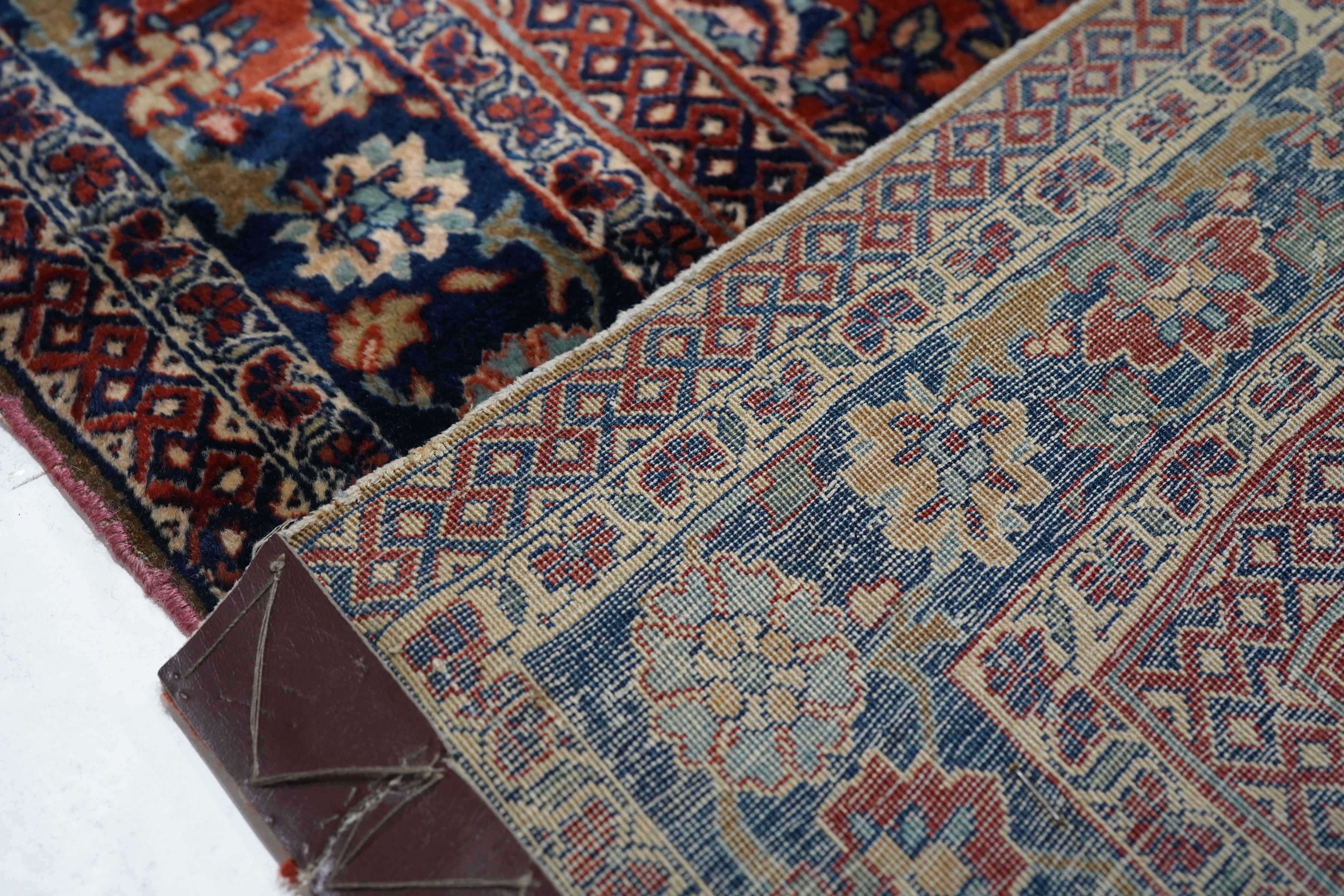 Antique Mohtasham Kashan Rug 13'3'' x 20'4''