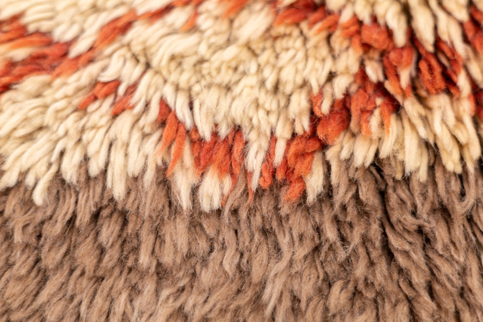 Vintage Turkish Shag Rug 4'0" x 6'3"