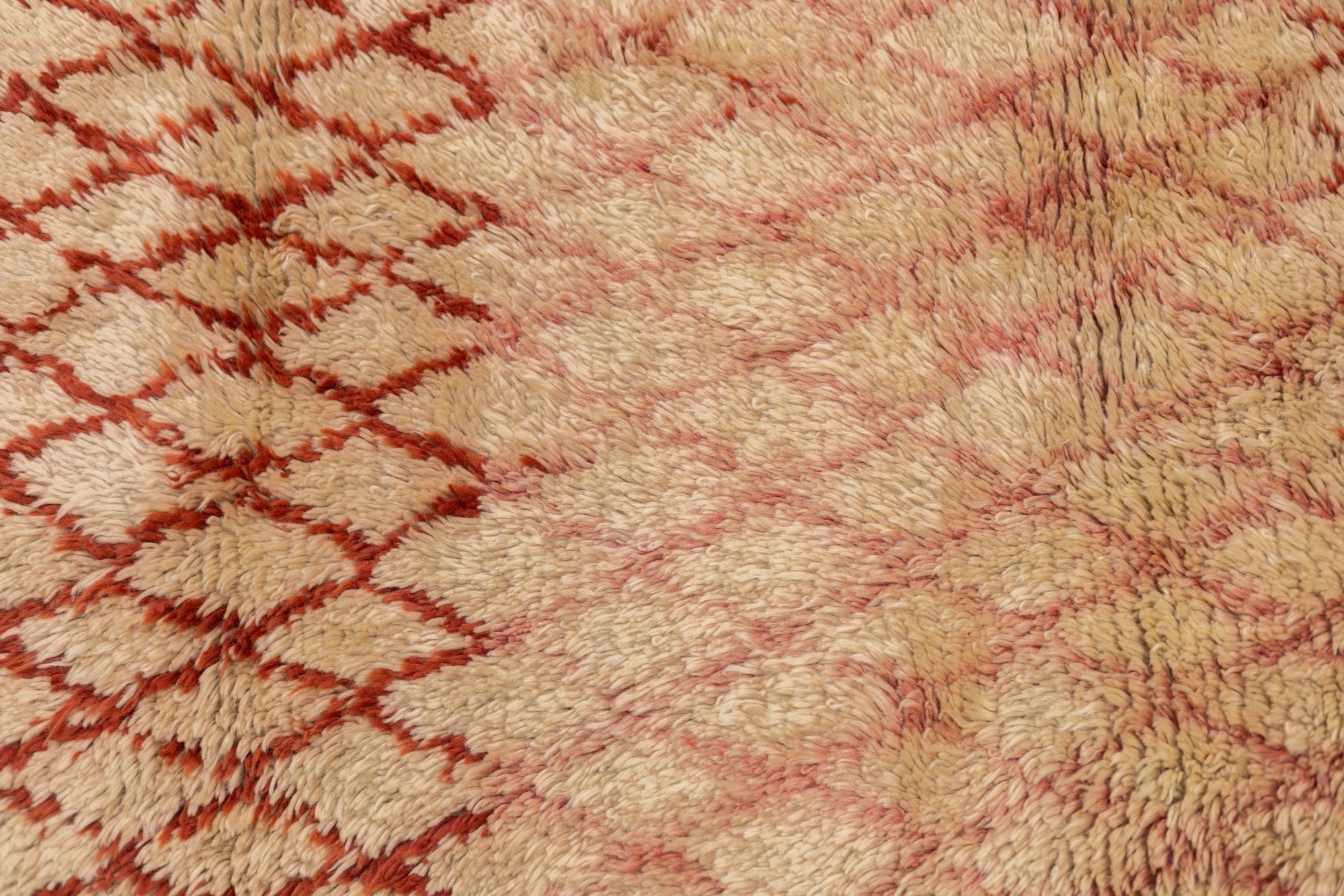 Vintage Turkish Shag Rug 4'0" x 6'3"