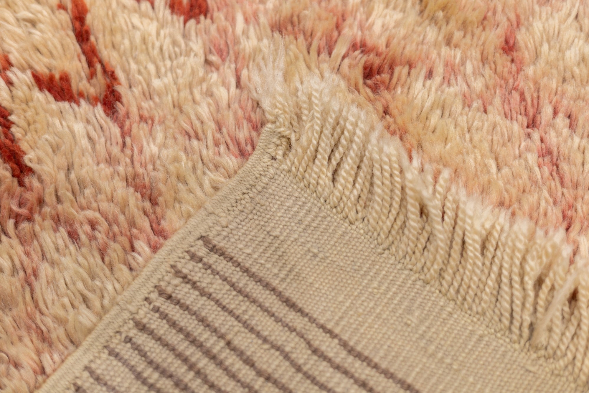 Vintage Turkish Shag Rug 4'0" x 6'3"