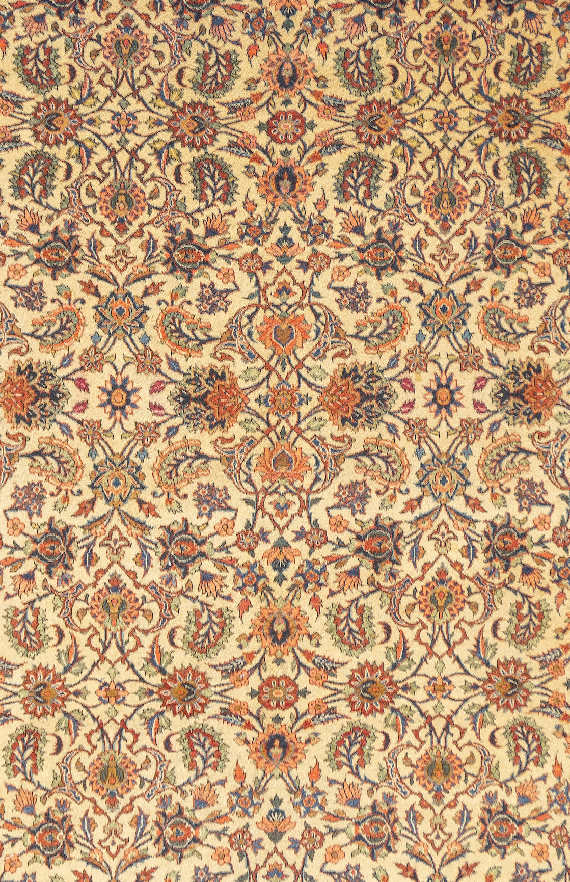 Antique Kashan Rug 6'9" x 9'3''