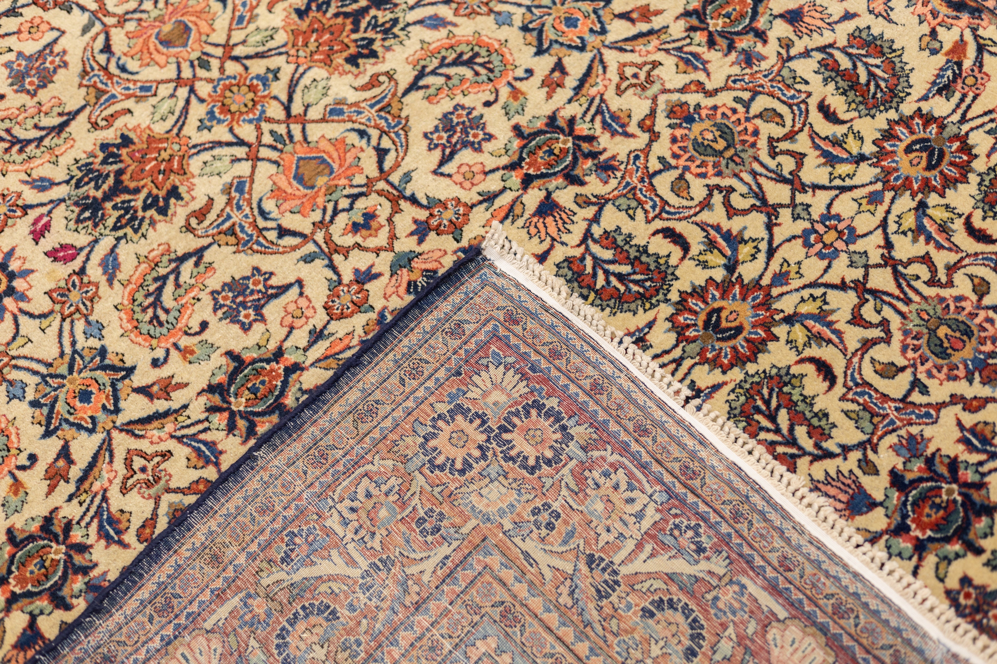 Antique Kashan Rug 6'9" x 9'3''