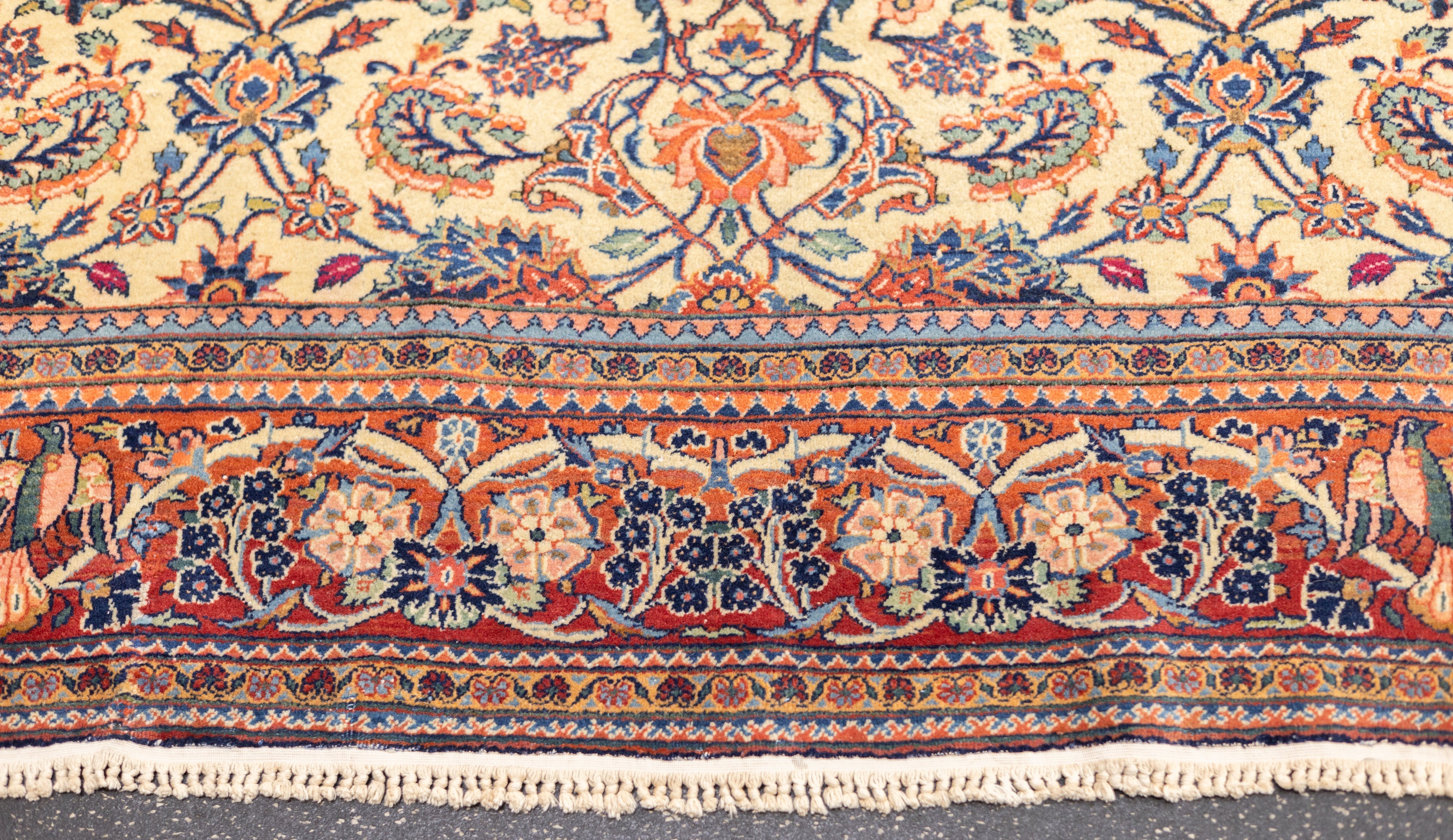 Antique Kashan Rug 6'9" x 9'3''