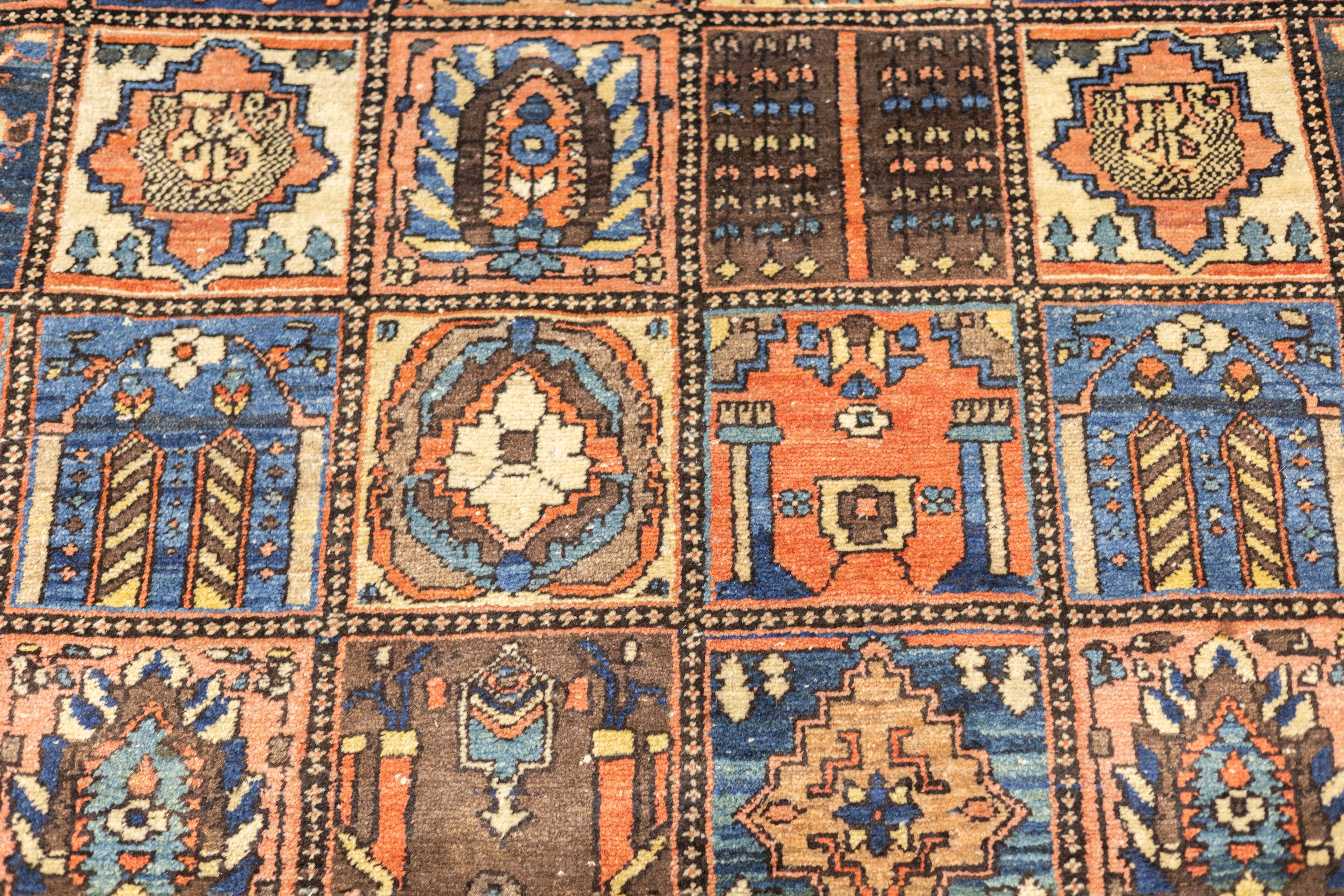 Antique Baktiari Rug 6'11'' x 9'9''