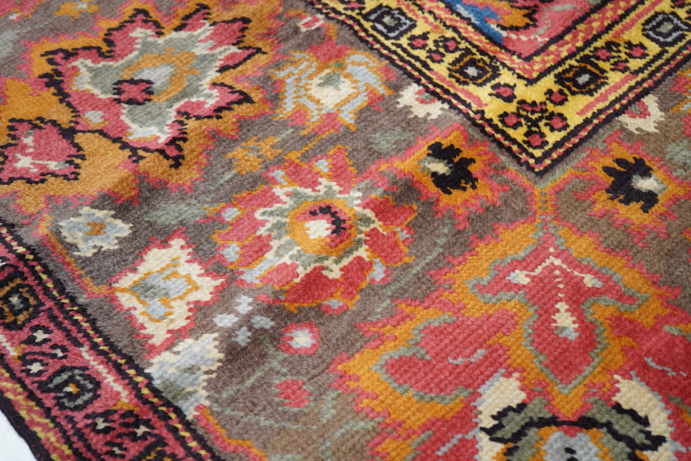 Vintage European Wave Rug 8'11'' x 15'6''