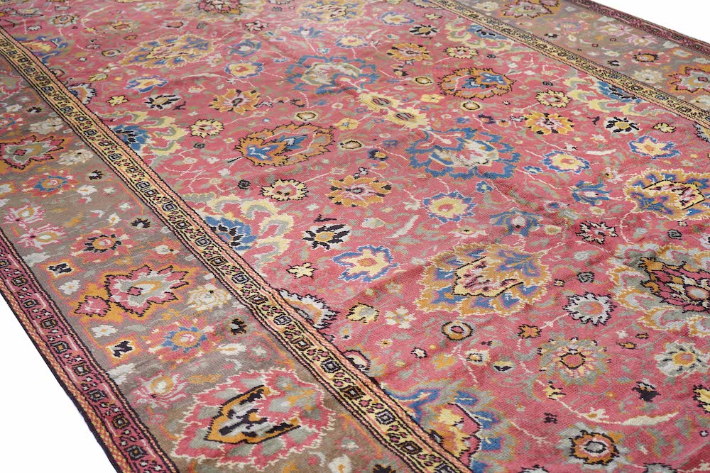 Vintage European Wave Rug 8'11'' x 15'6''