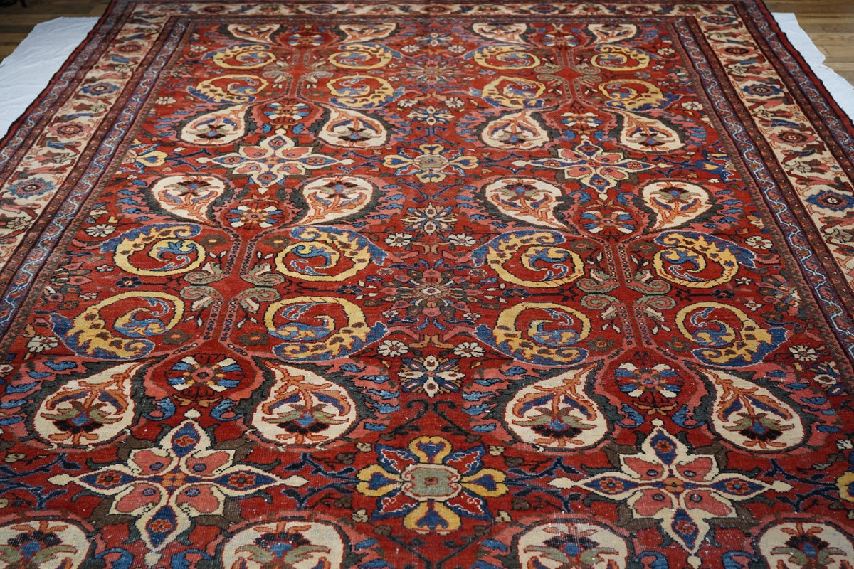 Fine Antique Sultanabad Mahal Rug 10'3'' x 16'10''