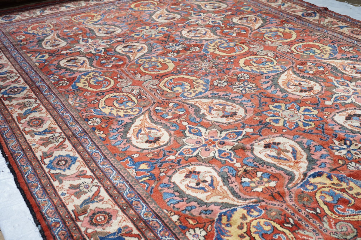 Fine Antique Sultanabad Mahal Rug 10'3'' x 16'10''