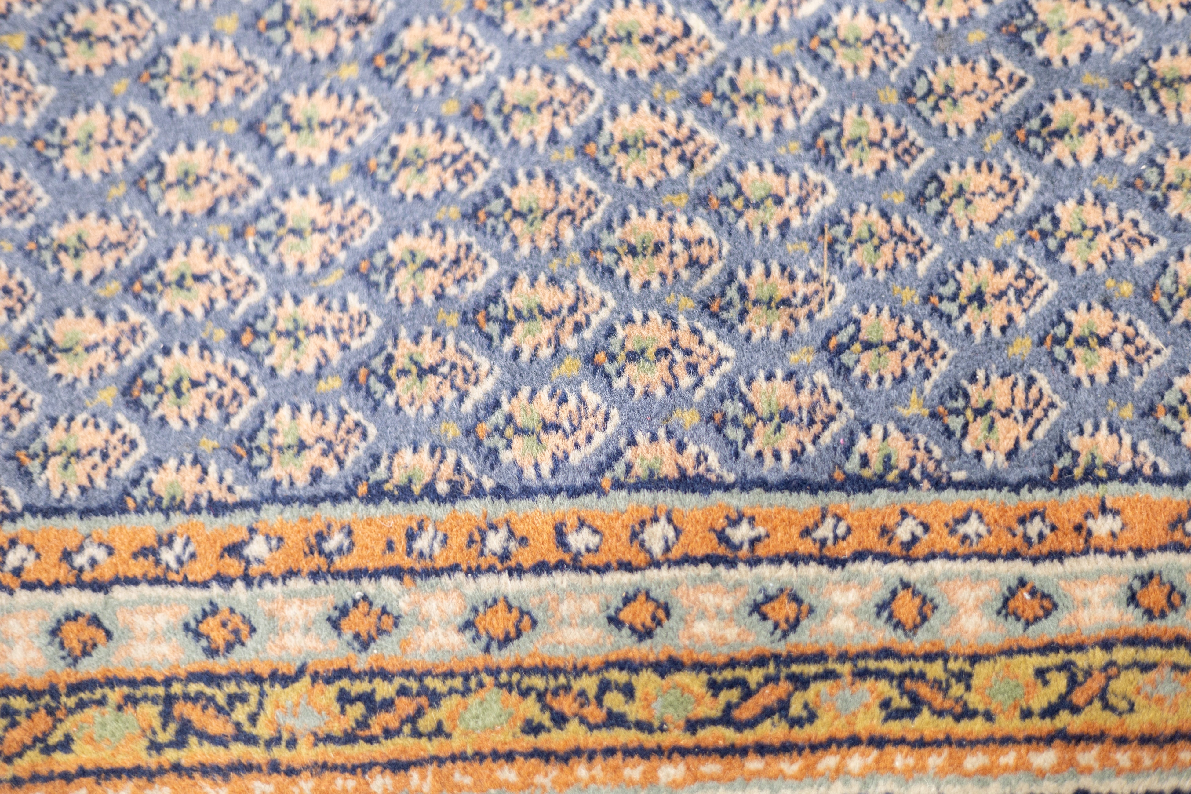 Fine Vintage Indo Tabriz Wool Rug 6'6" x 9'9"