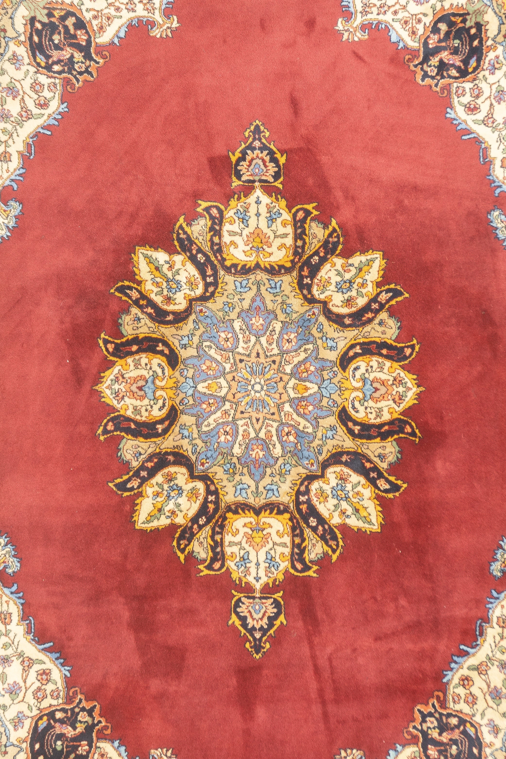 Vintage Turkish Wool Rug 7'8'' x 11'4''