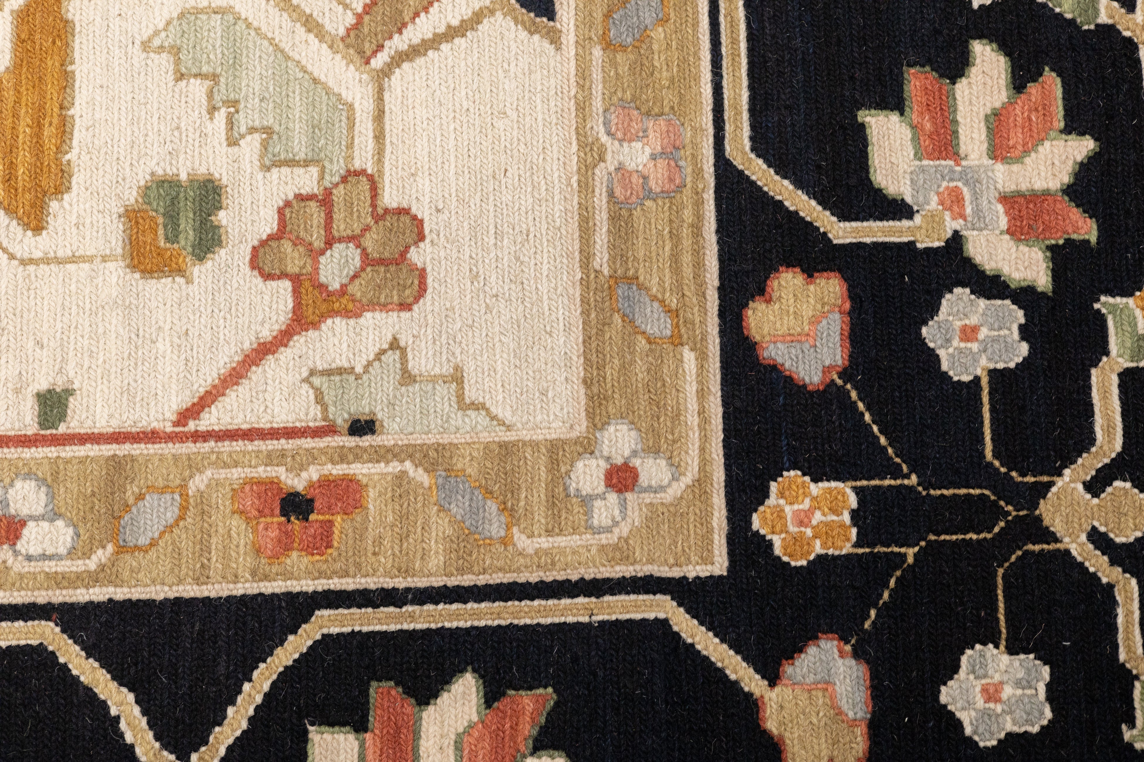 Sumak Flat Weave Wool Rug 10'0" x 14'0"