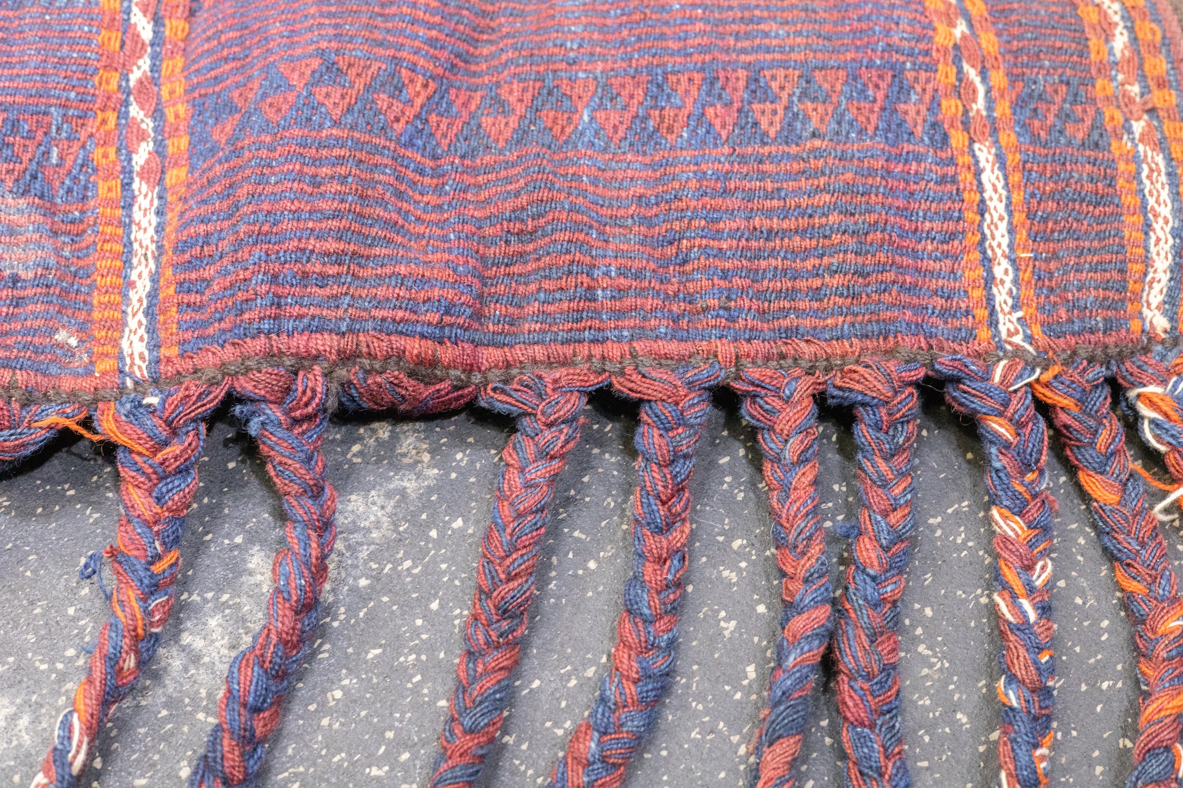 Fine Antique Turkmen Long Tent Band 1'9'' x 45'0"