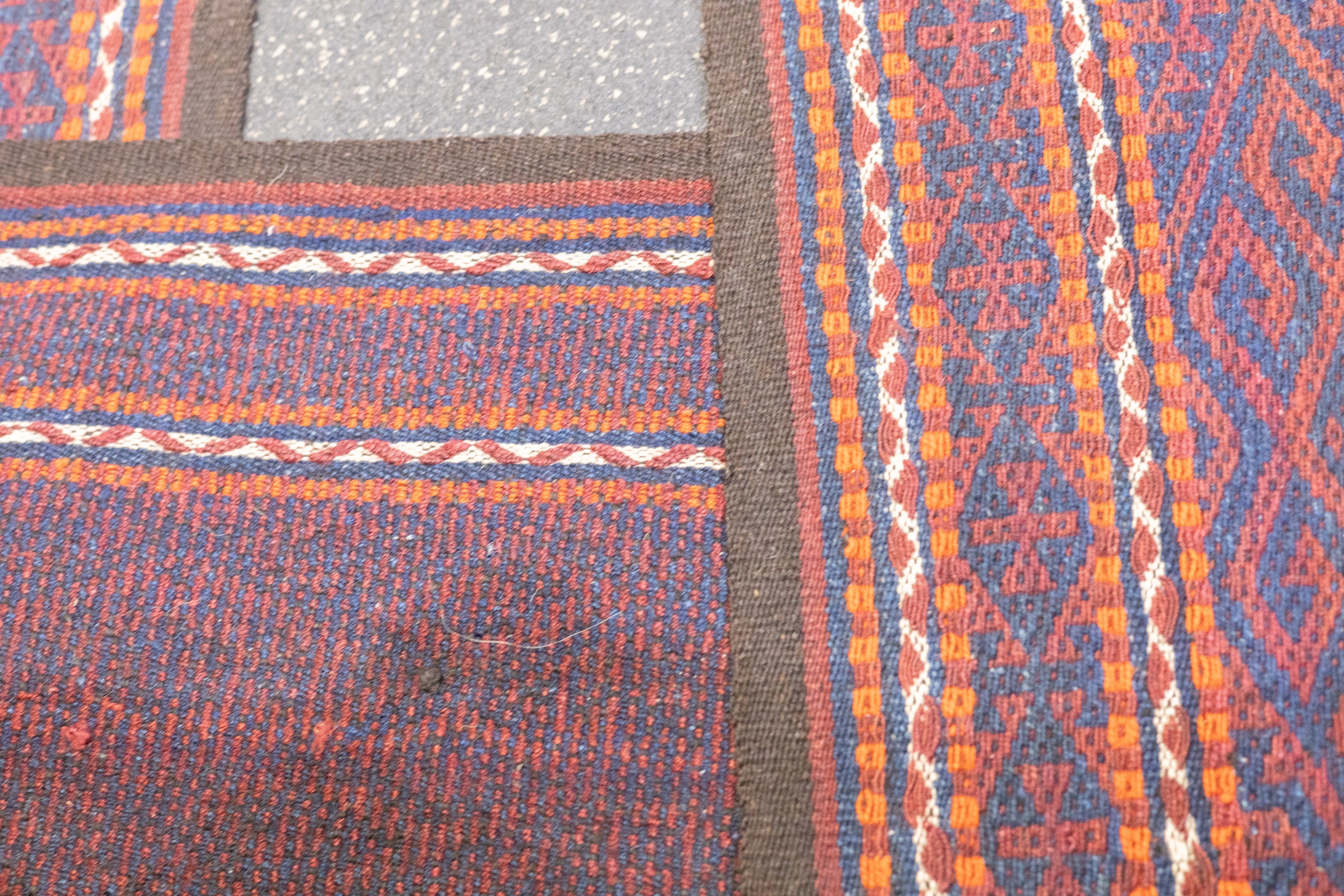 Fine Antique Turkmen Long Tent Band 1'9'' x 45'0"