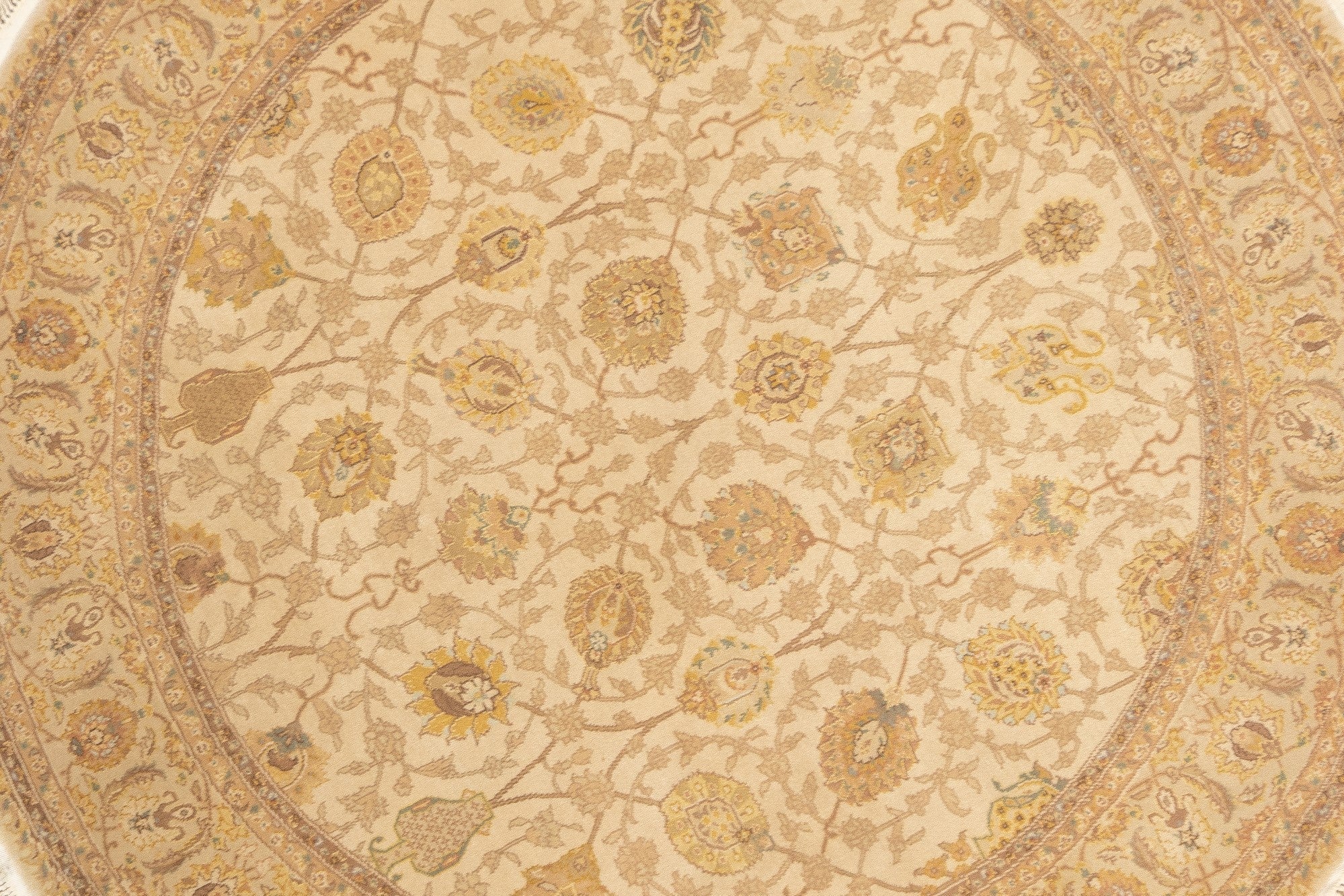 Indo Kashan Rug 6'0" x 6'0"