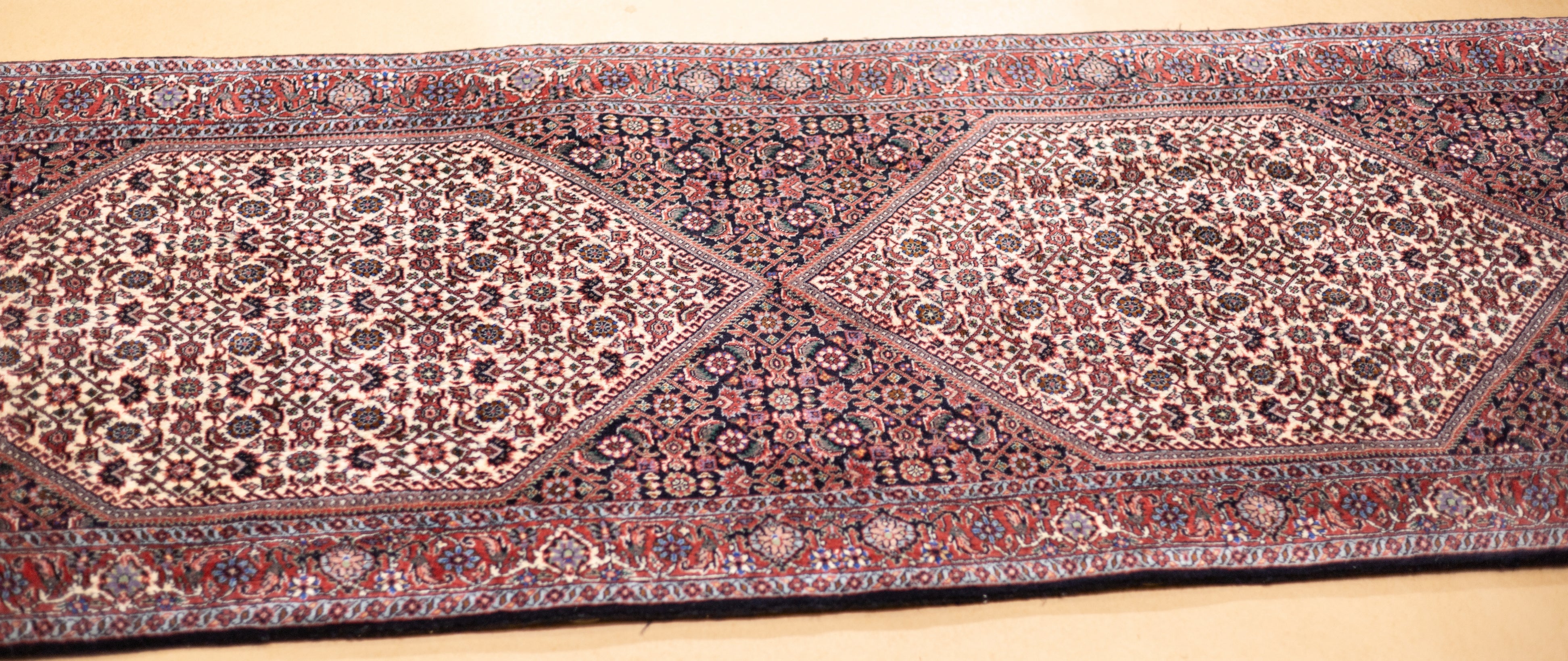 Fine Semi Antique Bidjar Rug 2'7" x 13'0"
