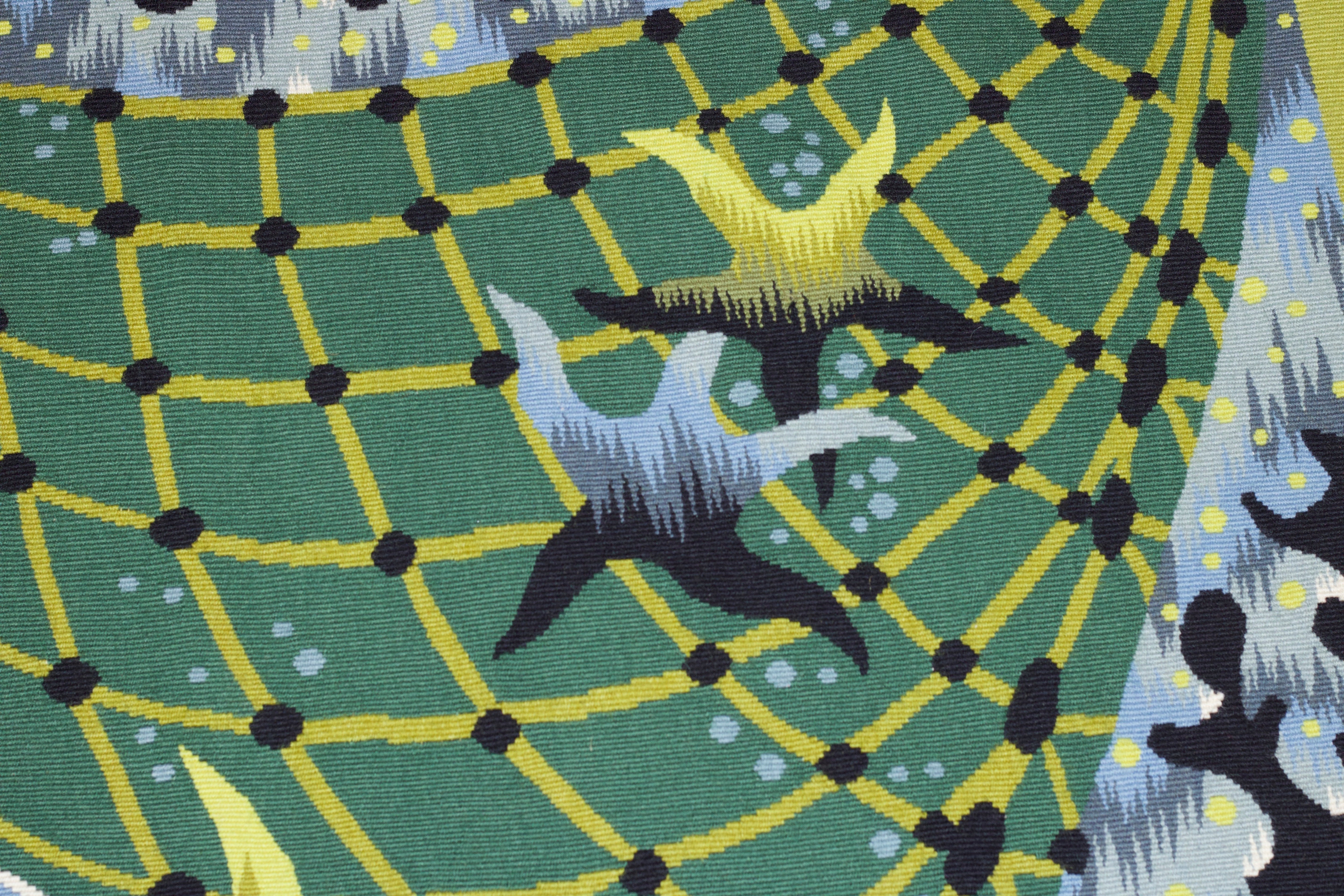 Mid Century Tapestry Signed Jean Picard Le Doux 5'5" x 6'9"