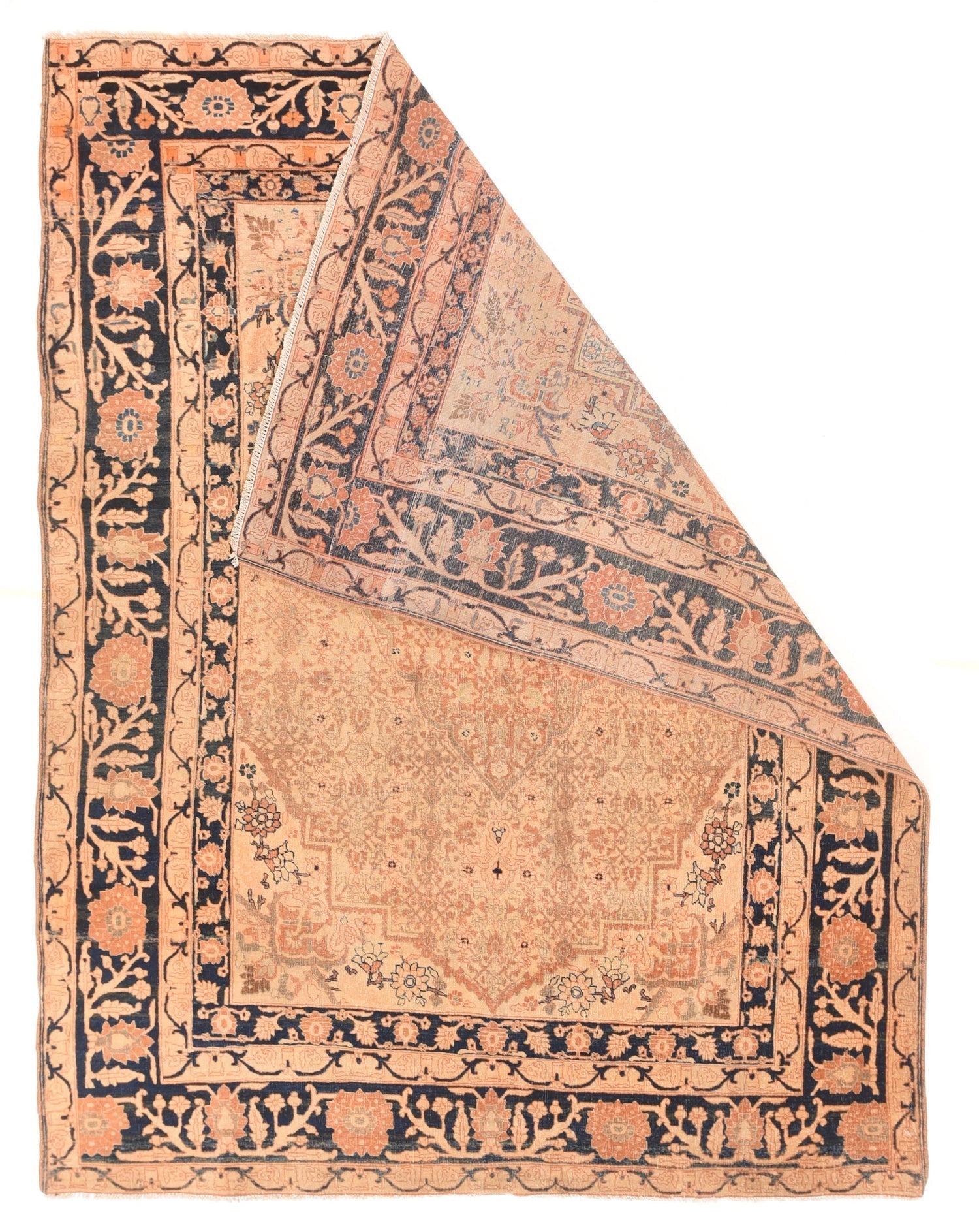 Antique Tabriz Haji Jalili Rug 4'8'' x 5'11''