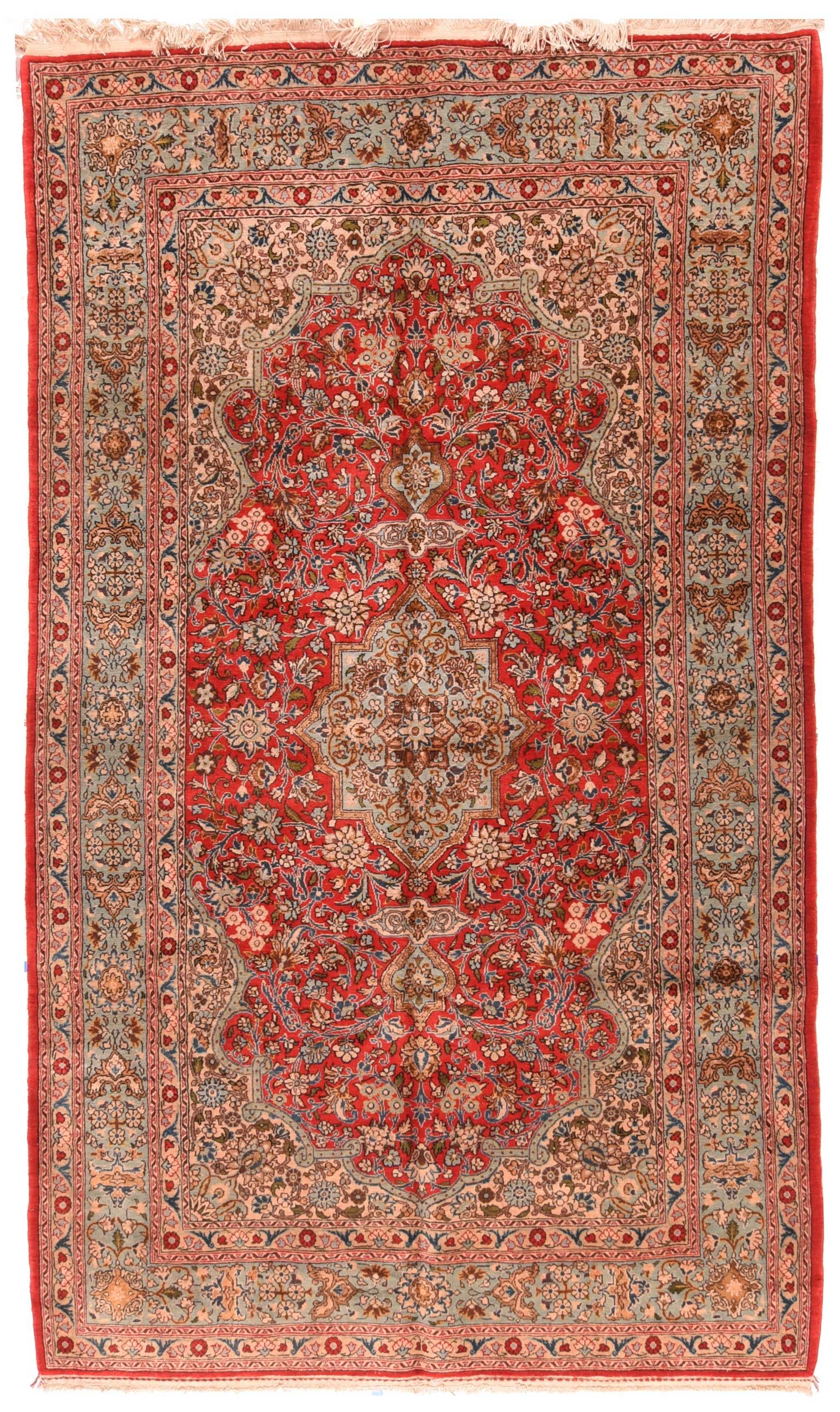 Vintage Qum Rug 5'3'' x 9'6''