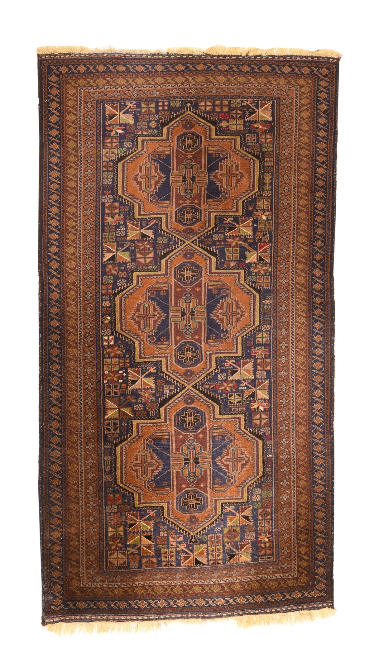 Vintage Balouch Rug 3'9'' x 6'10''