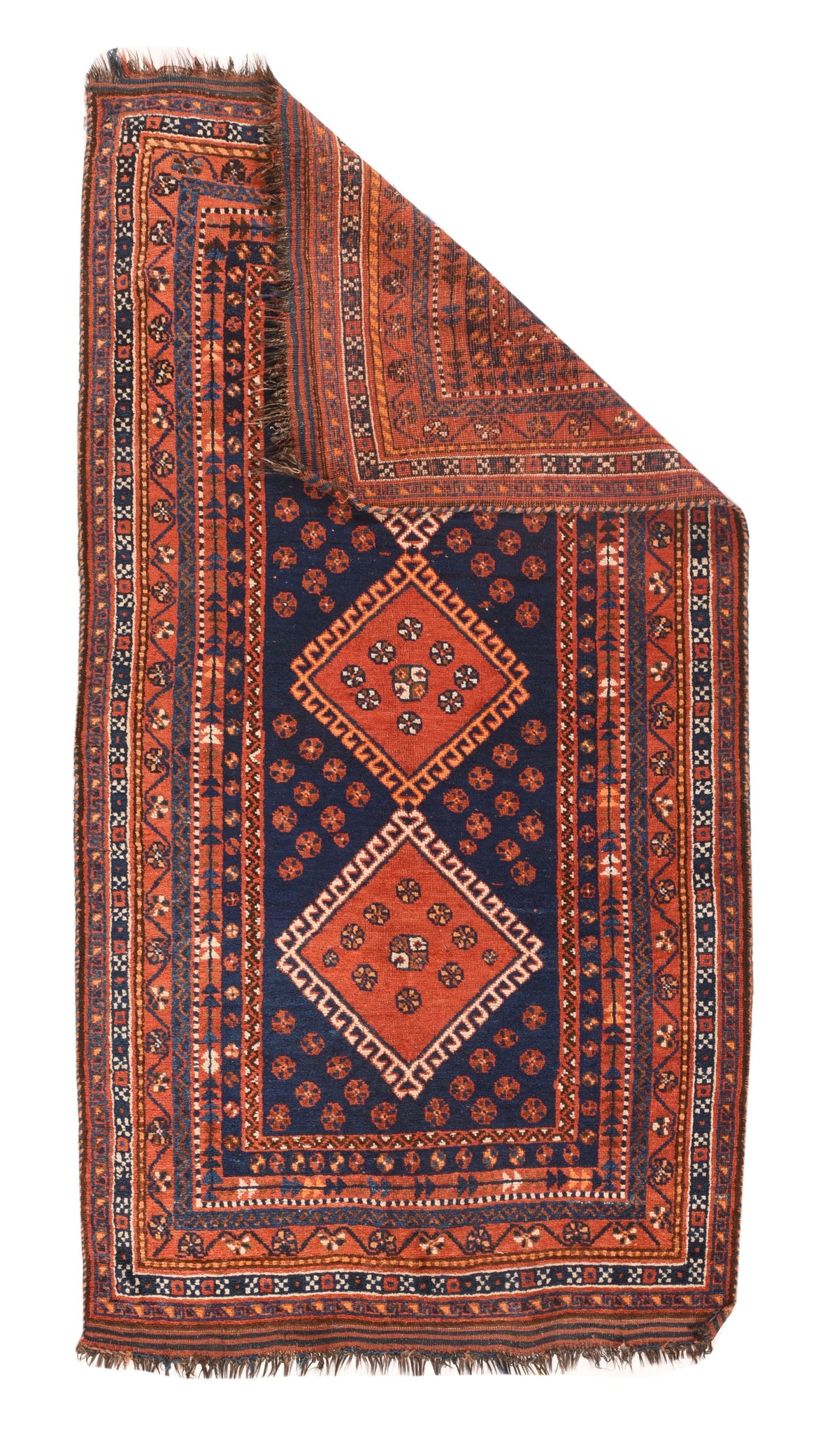 Antique Qashqai Rug 4'5'' x 8'1''