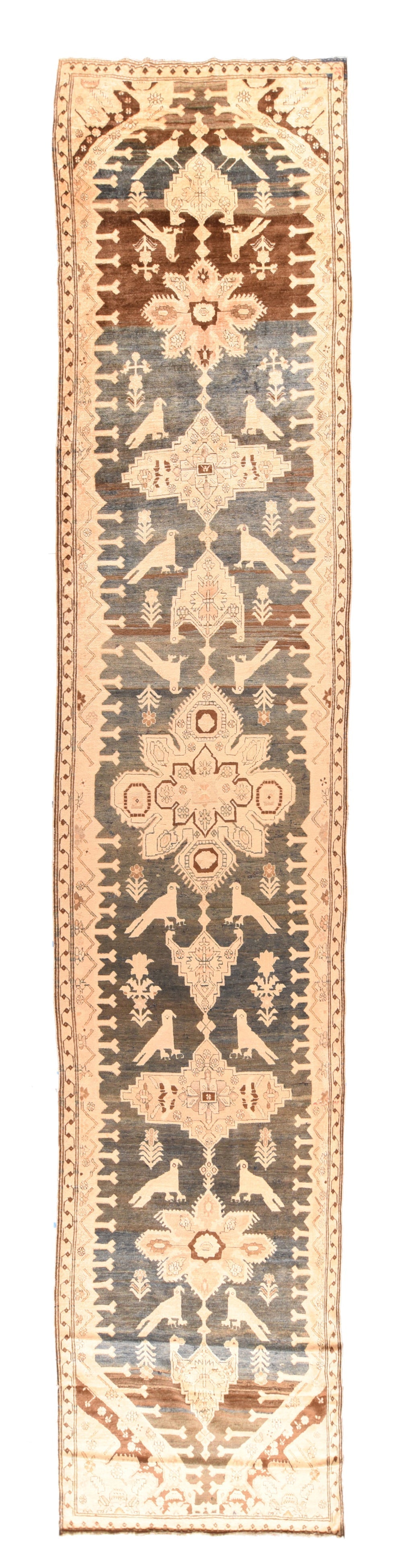 Antique Karaeagh Runner 3'7'' x 18'6''