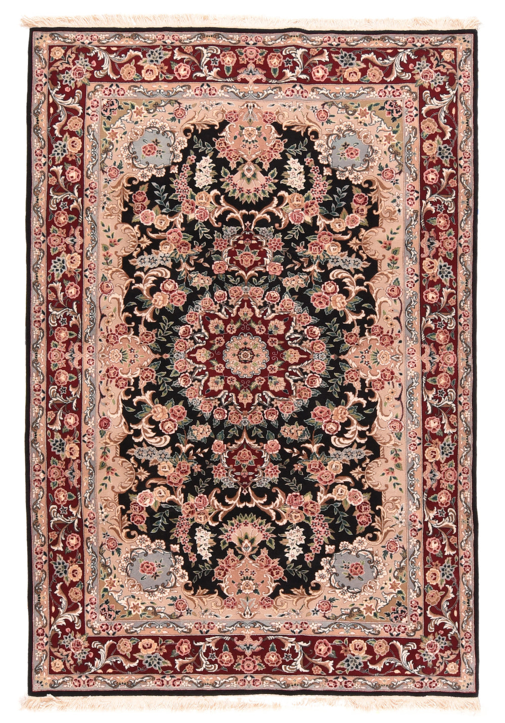 Vintage Kashan Rug 5'9'' x 8'9''