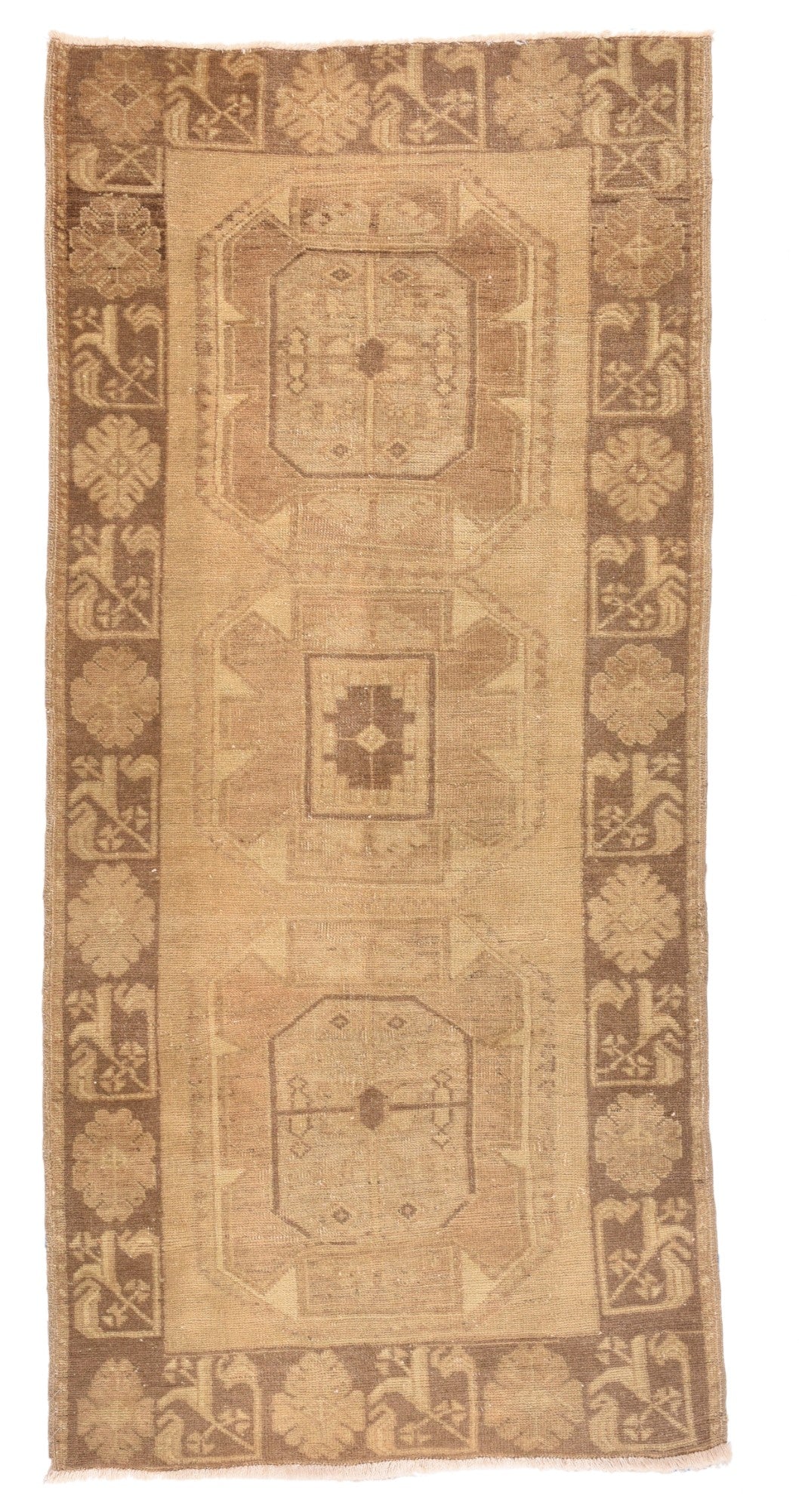 Vintage Turkish Rug 3'1'' x 6'5''