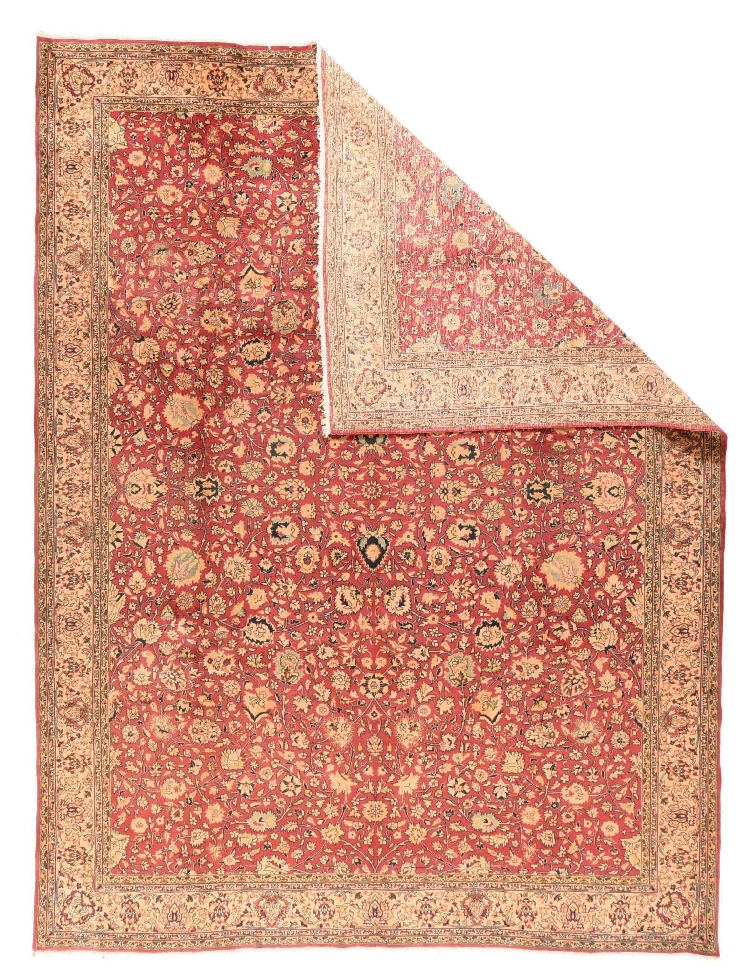 Vintage Tabriz Rug 8'6'' x 11'