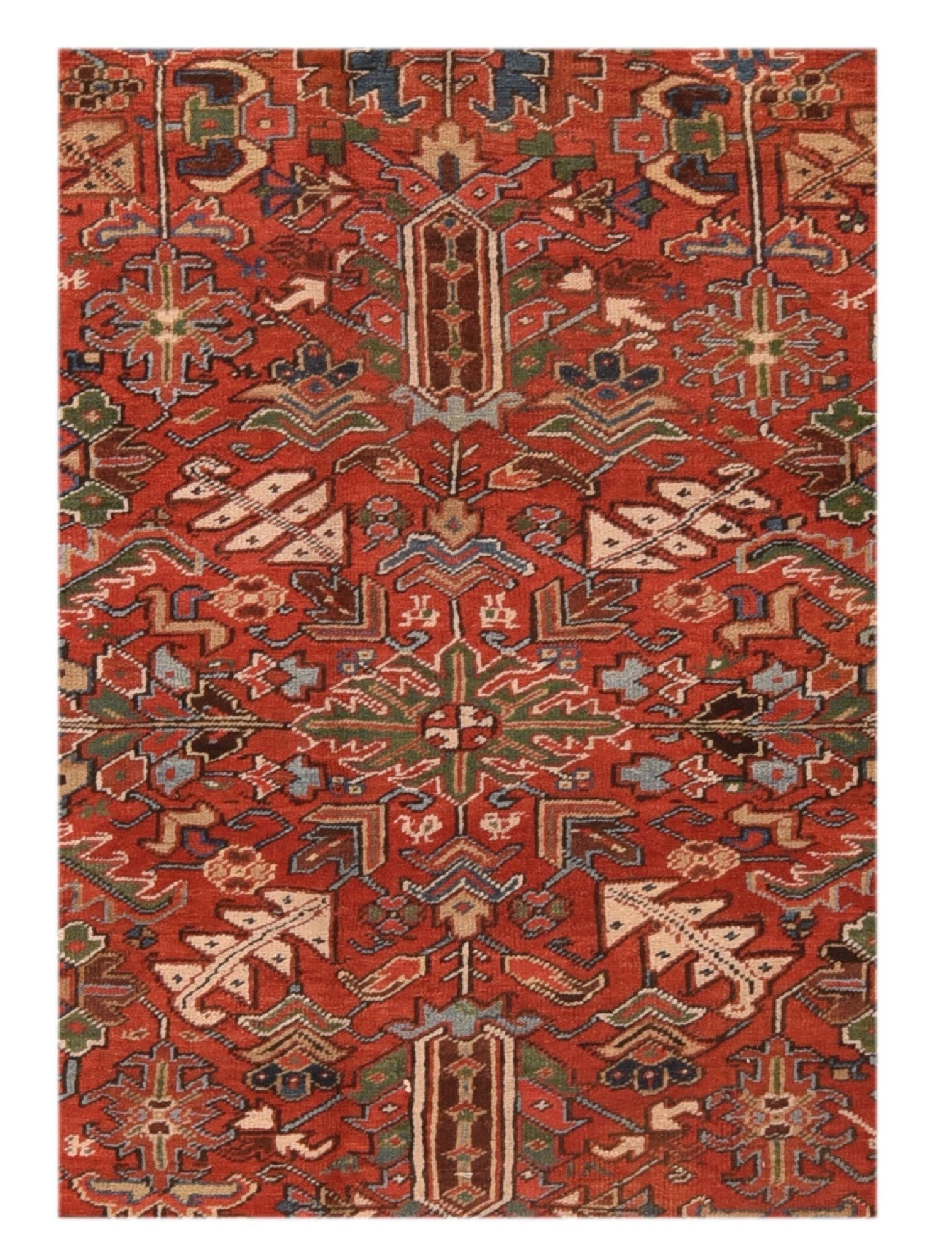 Vintage Heriz Rug 7'4'' x 9'3''