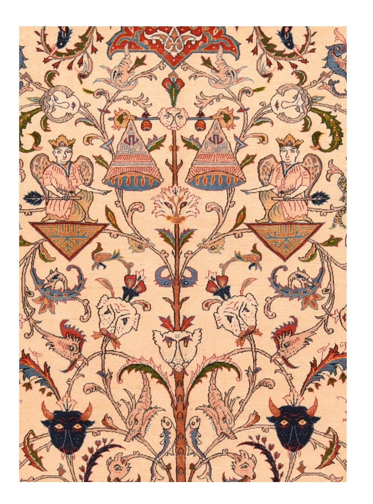 Extremely Fine Qum Rug 6'0" x 9'5''