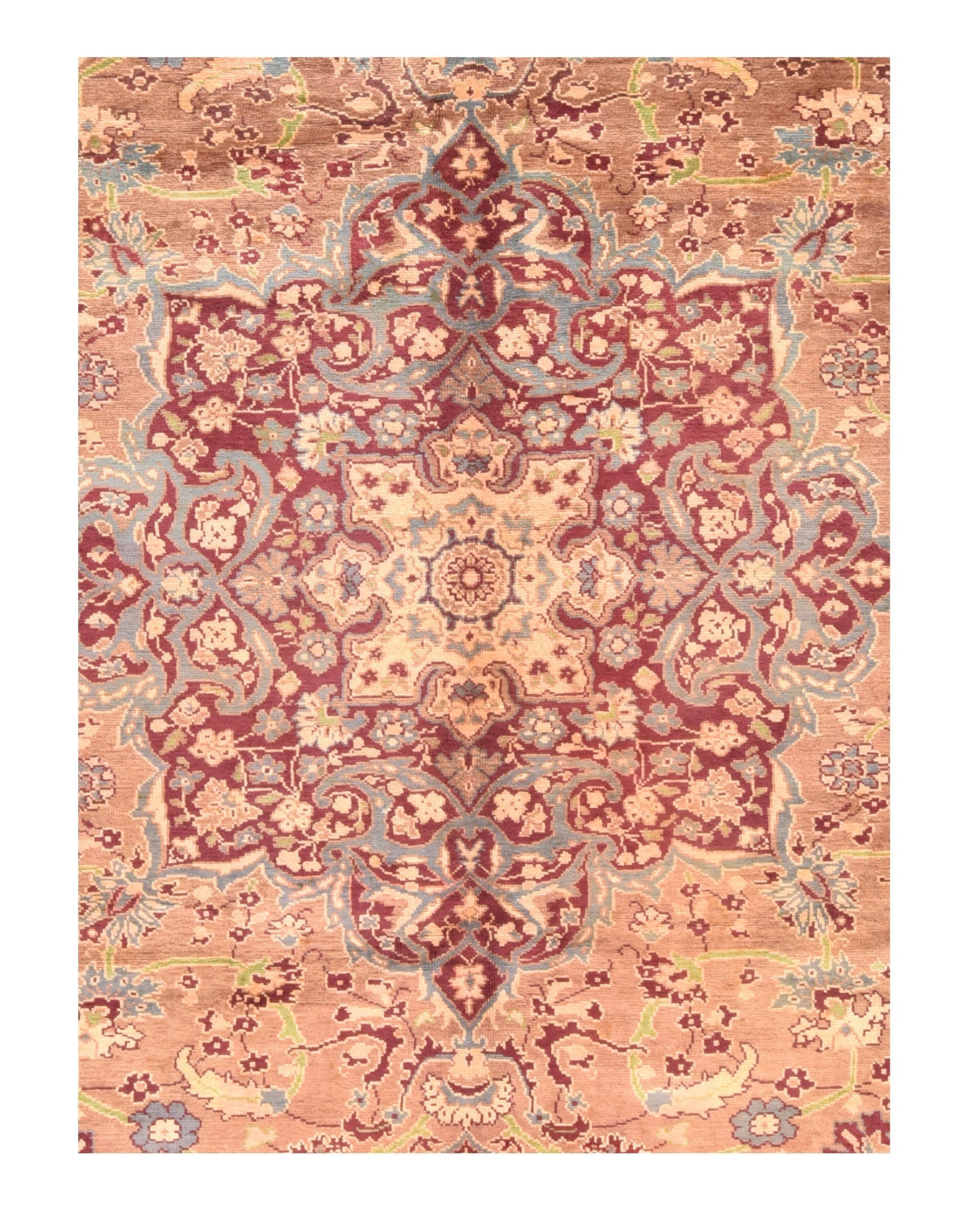 Antique Agra Rug 9'11'' x 11'8'' circa 1890