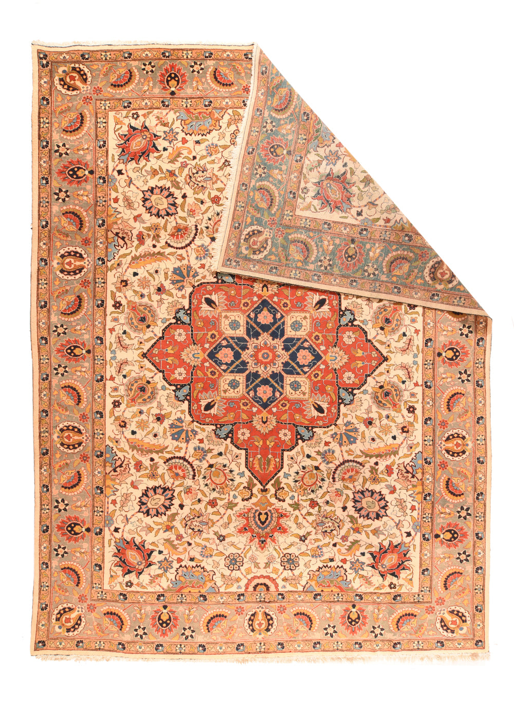 Vintage Tabriz Rug 9'4'' x 12'9''