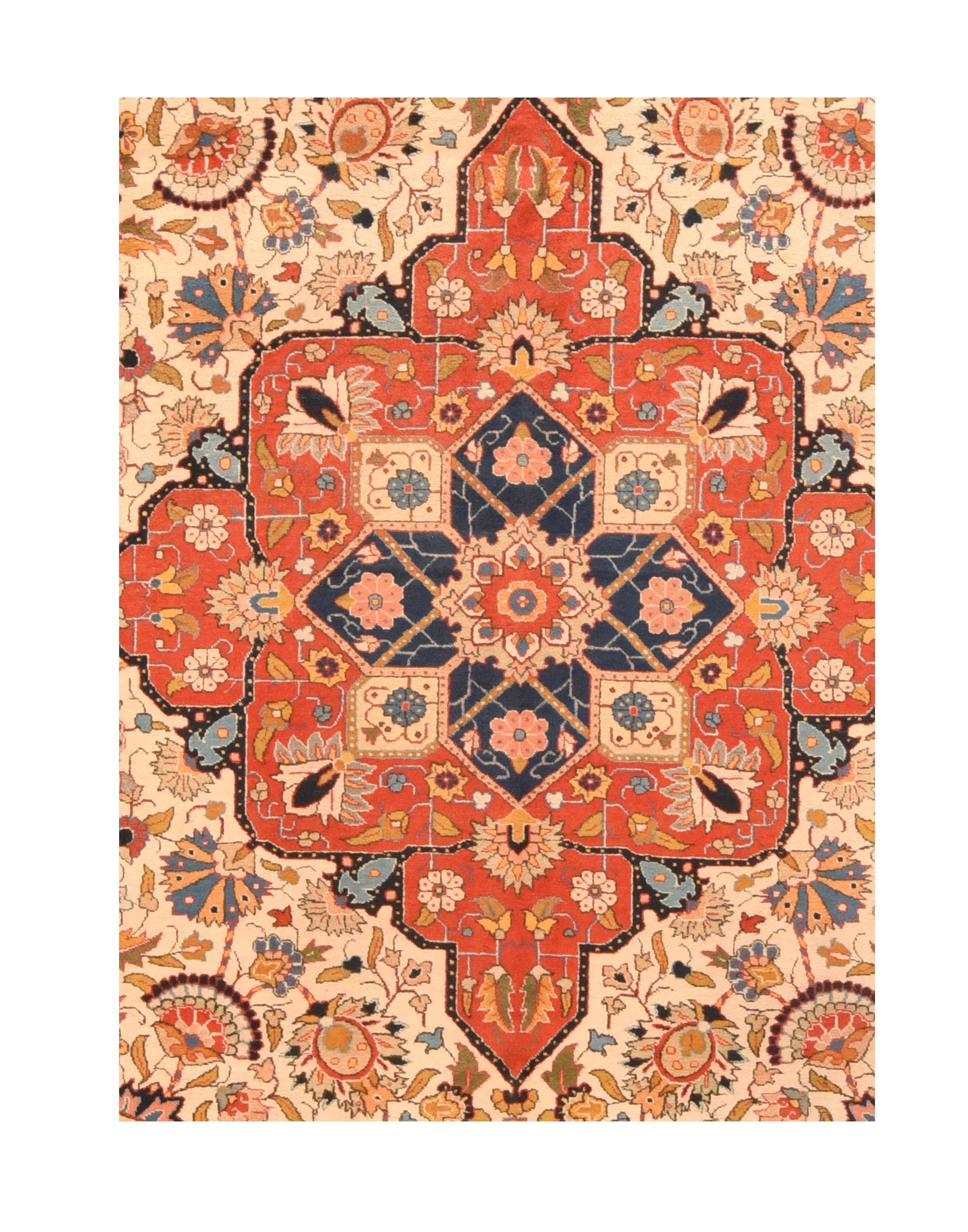 Vintage Tabriz Rug 9'4'' x 12'9''