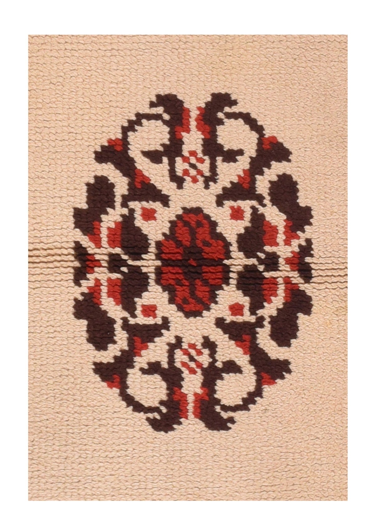 Vintage Tribal Turkish Rug 2'6'' x 4'6''