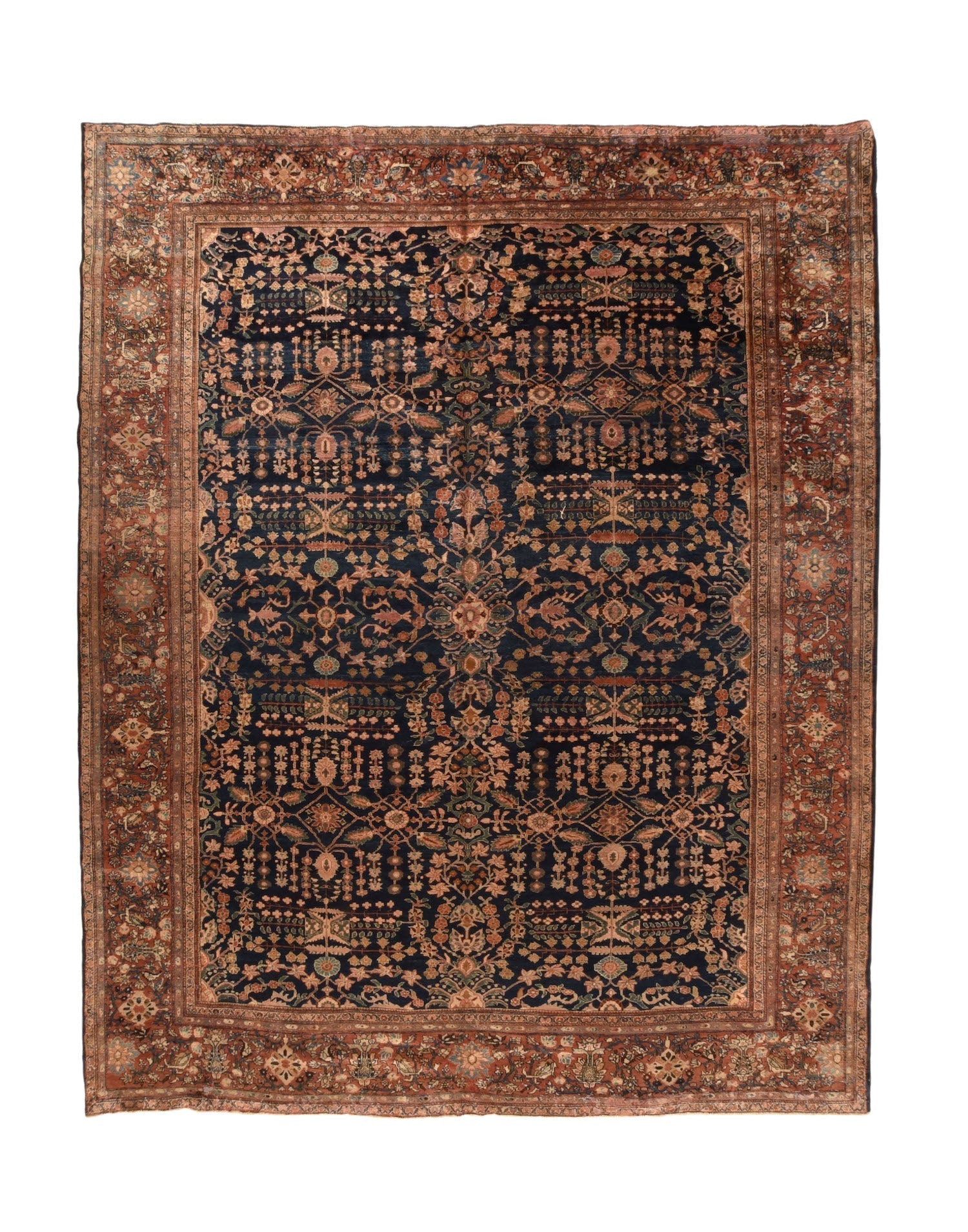 Antique Farahan Sarouk Rug 10'6'' x 13'9''