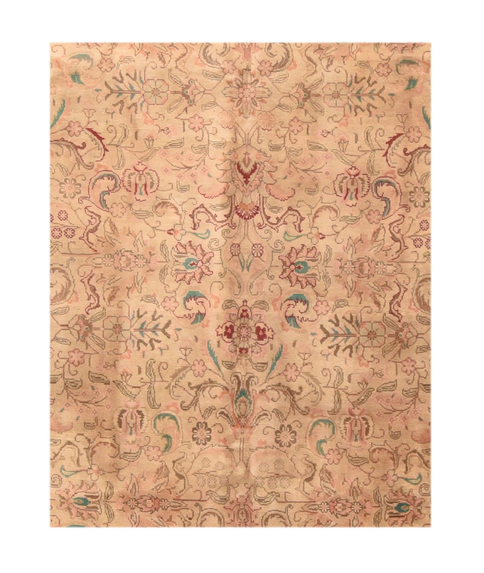 Fine Vintage Tabriz Rug 10'2'' x 12'10''