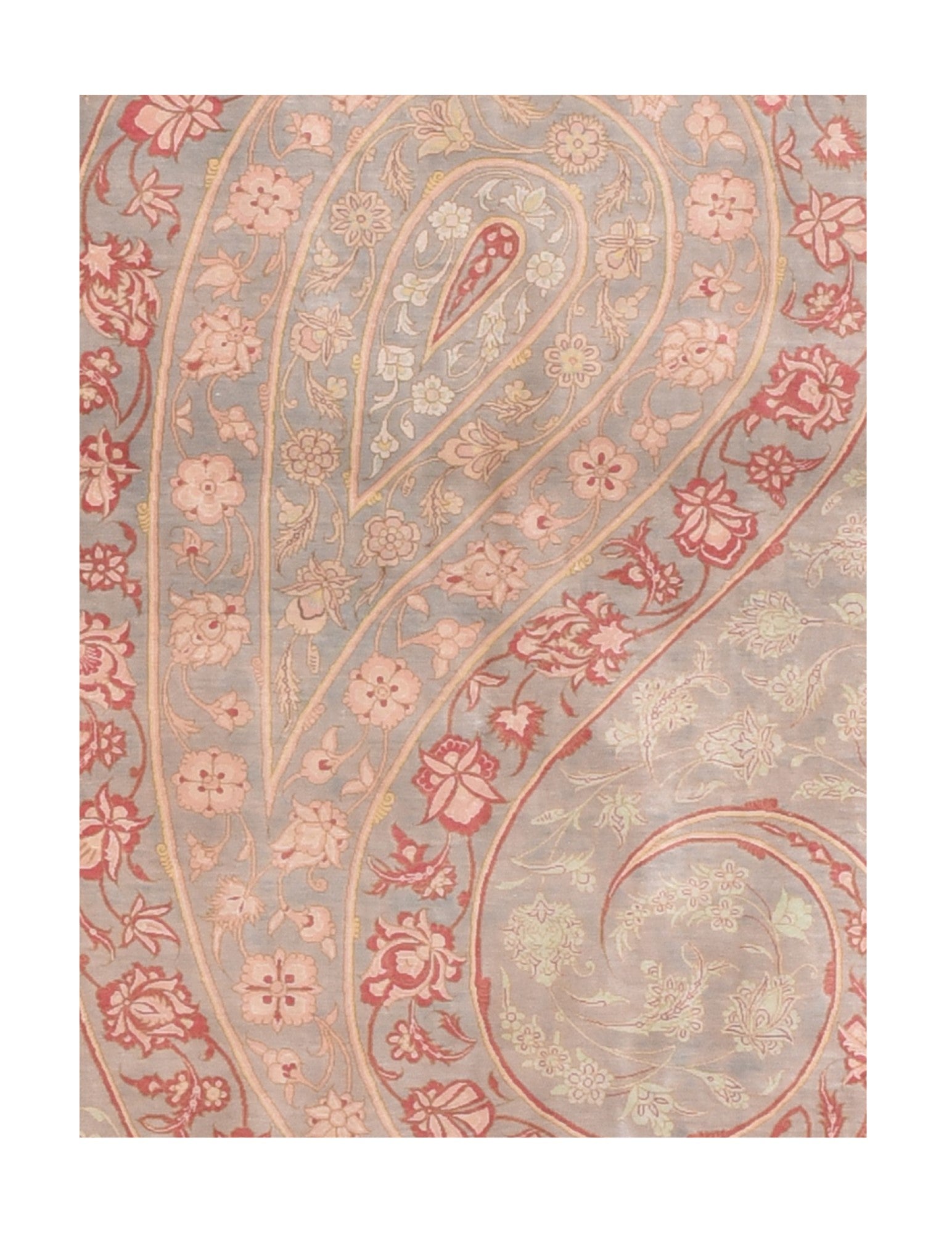 Fine Silk Rug 3'3'' x 4'10''