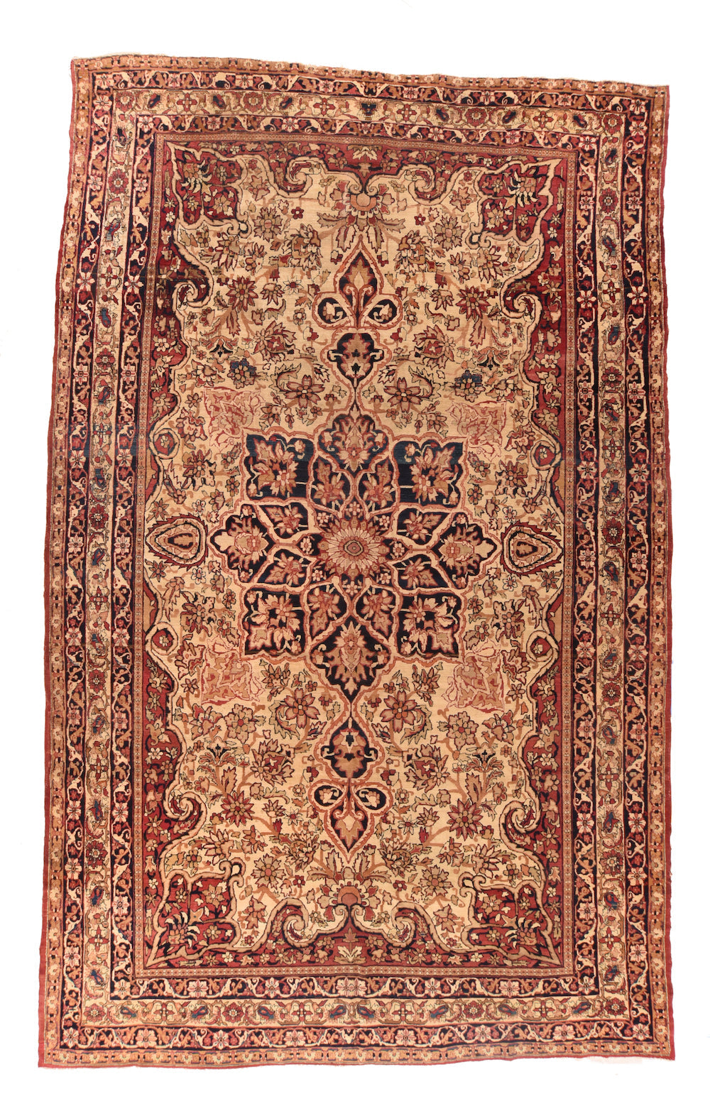 Antique Lavar Kerman Rug 8'0'' x 12'8''