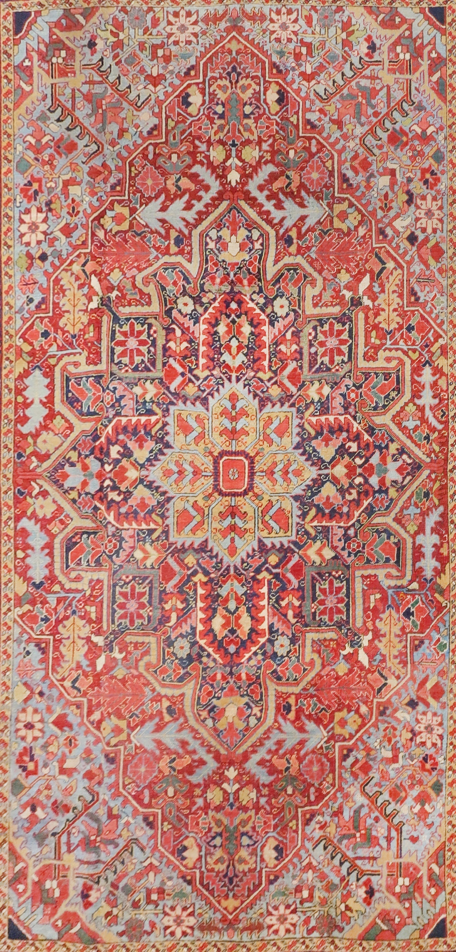 Antique Heriz Serapi Rug 9'4'' x 12'1''