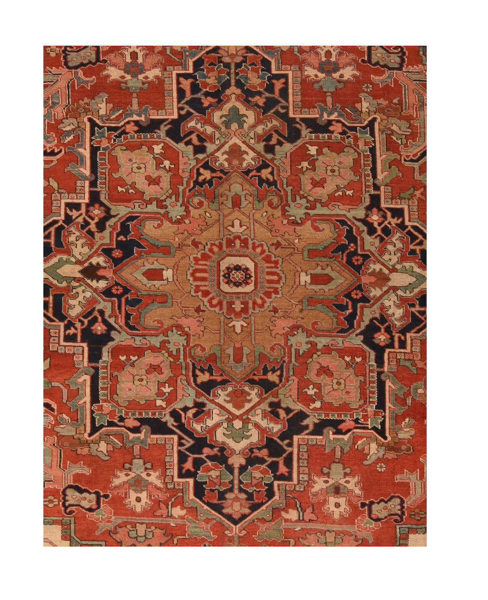 Antique Serapi Rug 9'9'' x 12'6''