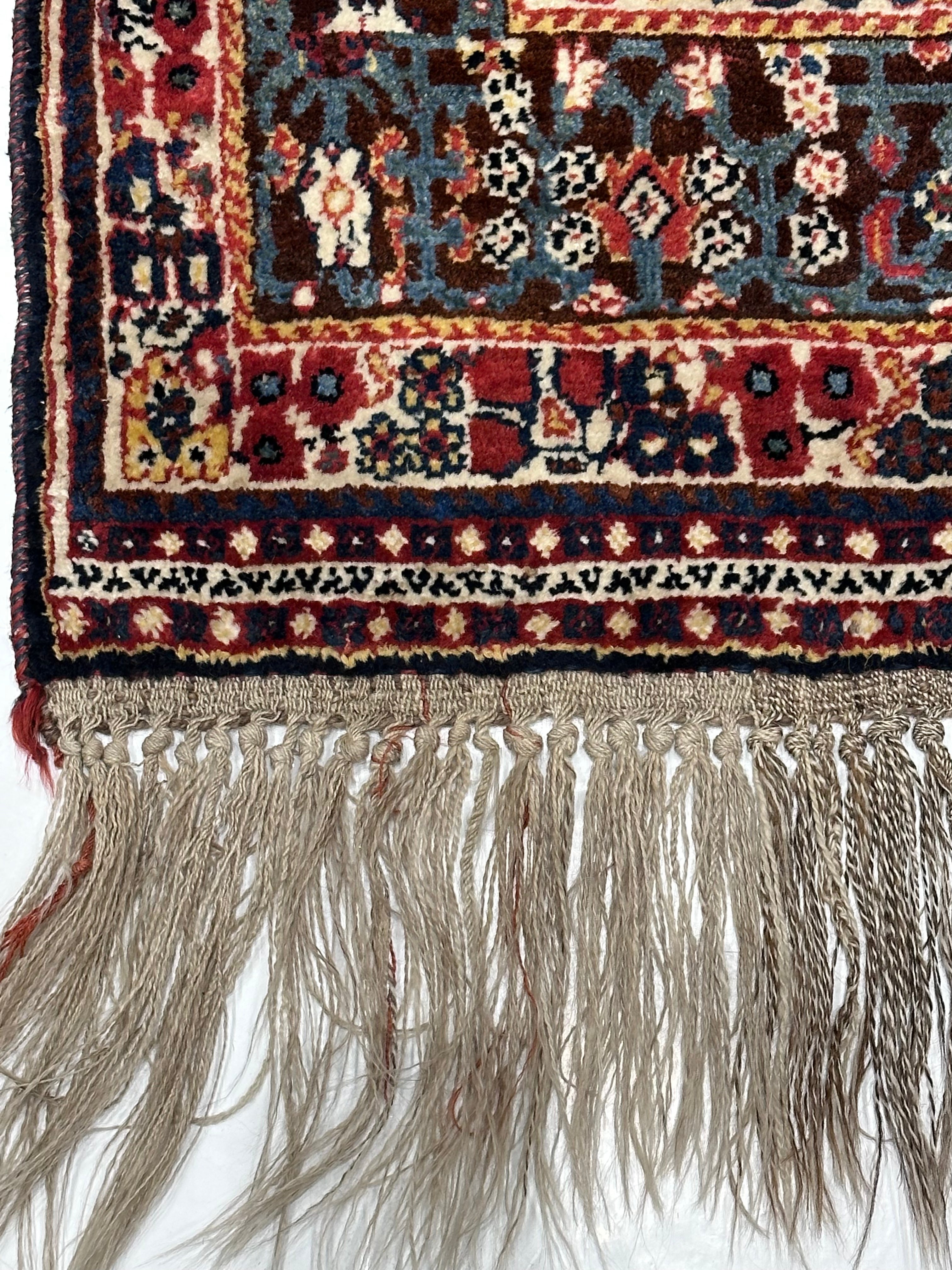 Antique Qashqai Rug 4' 8" x 7' 11"