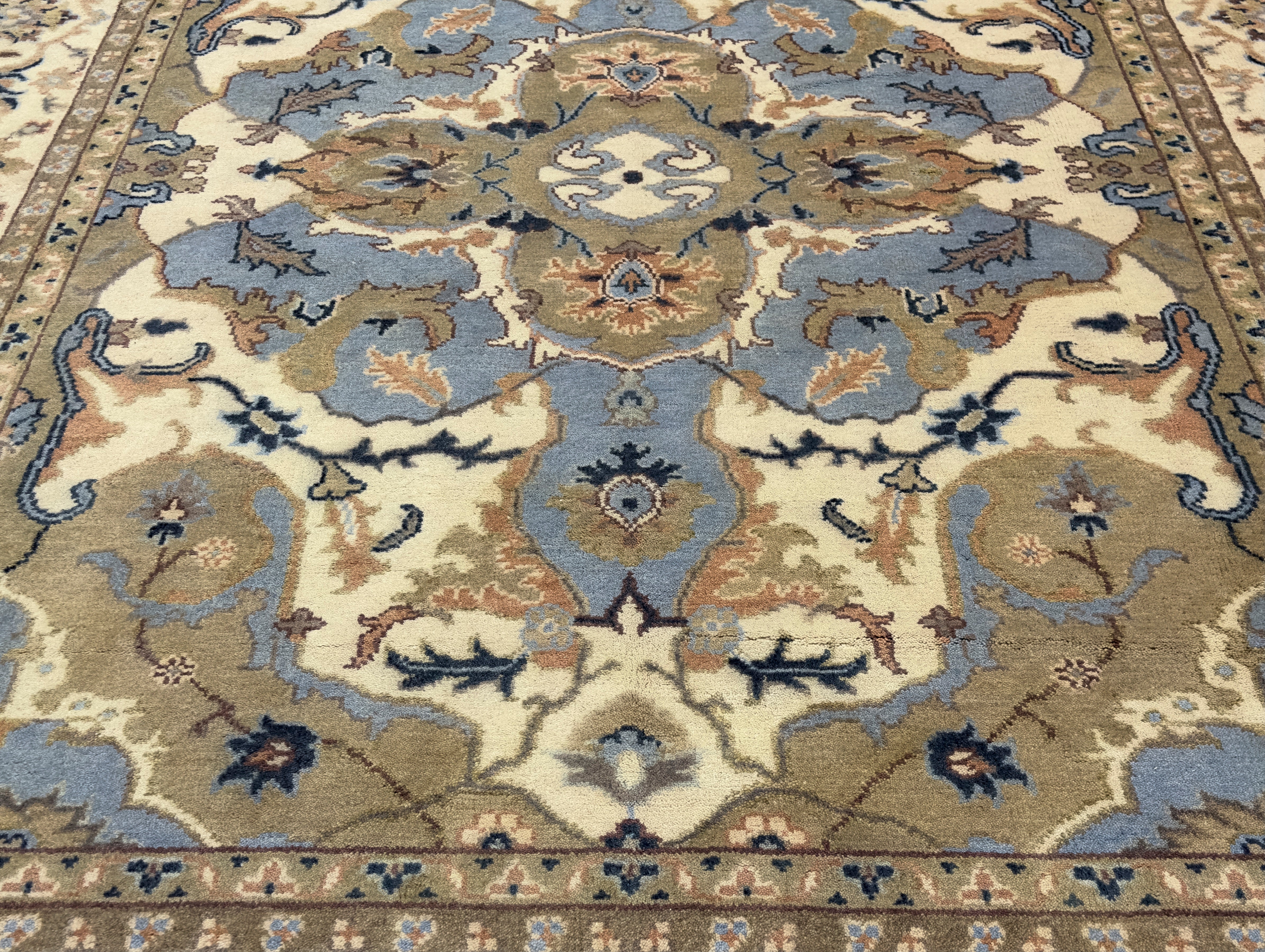 Fine Vintage Indo Kashan Rug 9'3" x 12' 3"