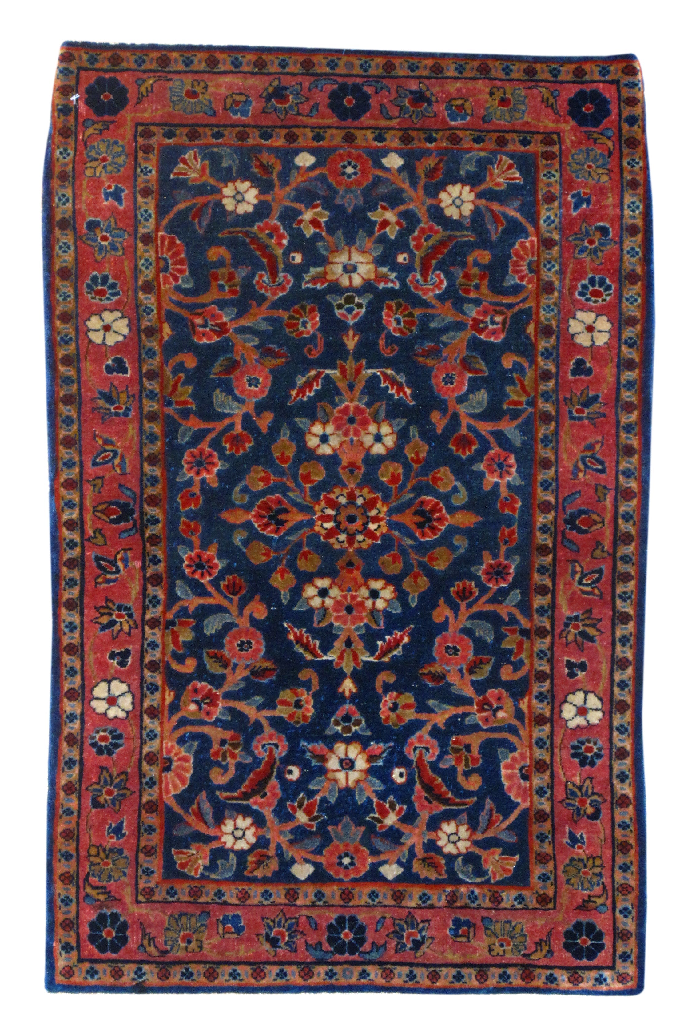 Antique Kashan Rug 1'11'' x 2'11''
