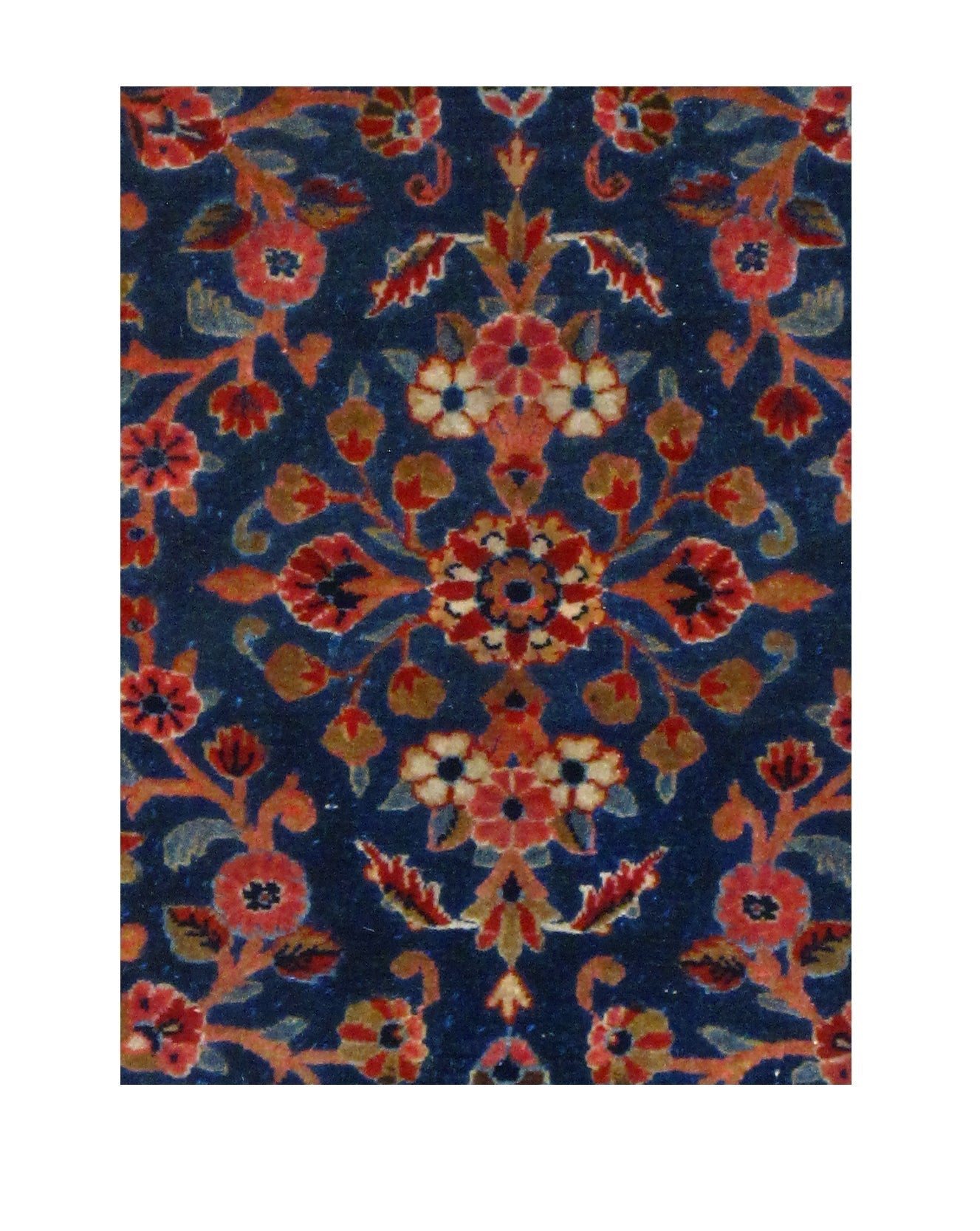 Antique Kashan Rug 1'11'' x 2'11''