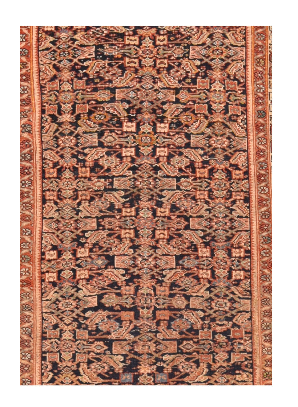 Antique Sultanabad Rug 4'1'' x 13'2''